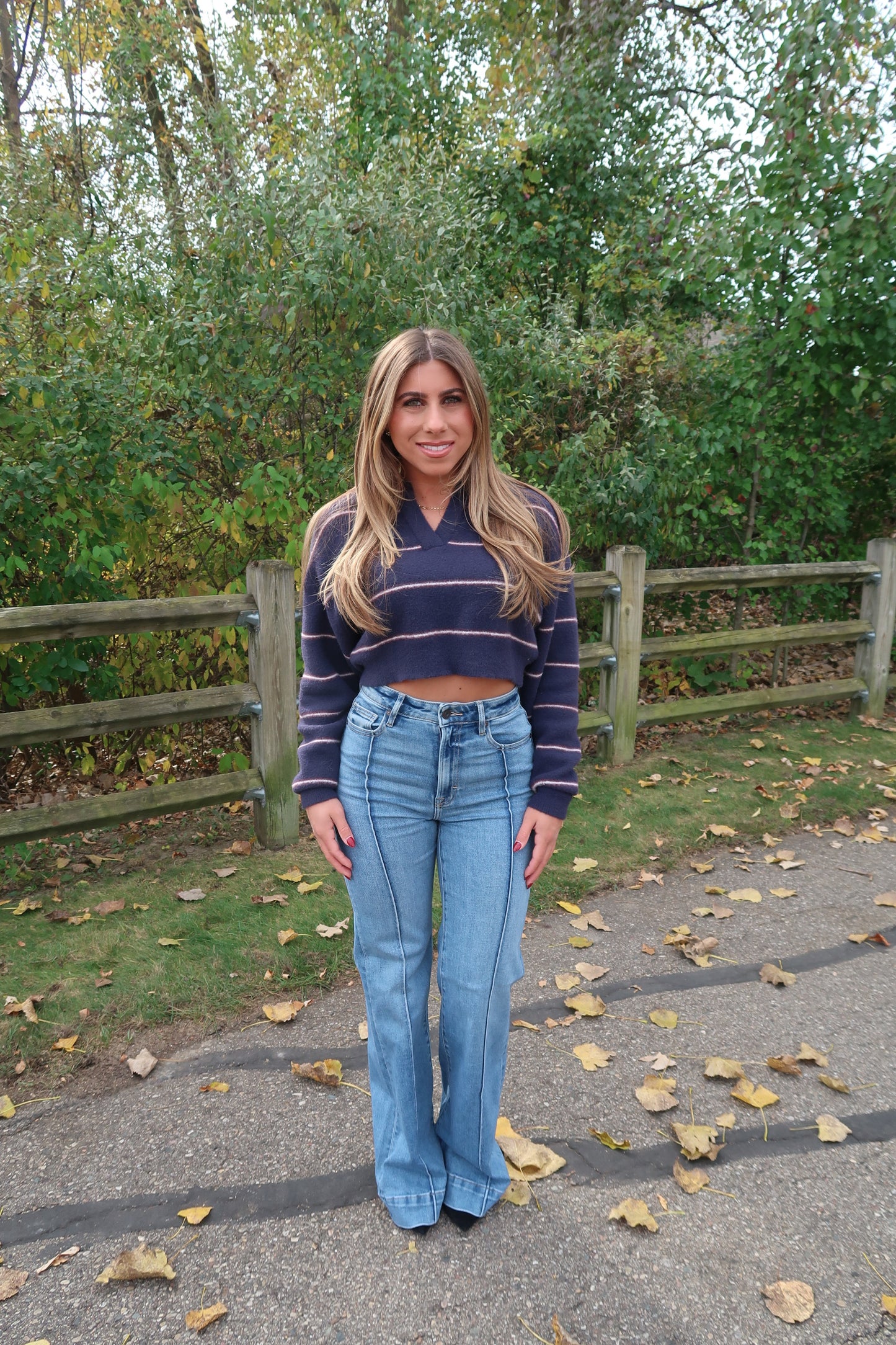 Medium Wash High Rise Jeans