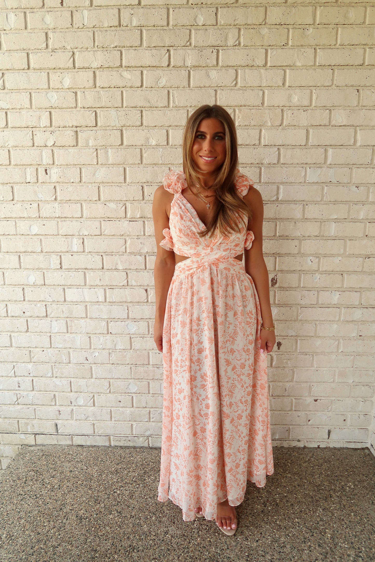 Daisy Ruffle Maxi Dress