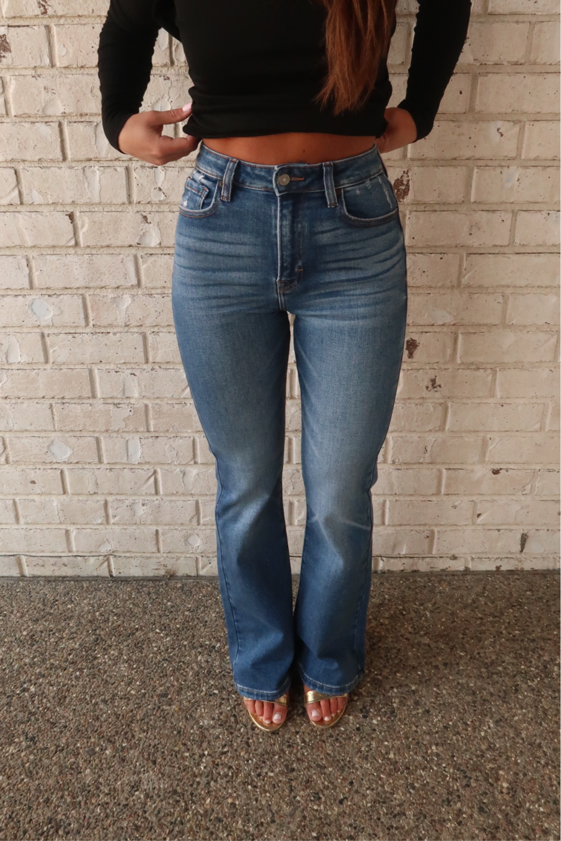 Dark Wash Flare Jeans