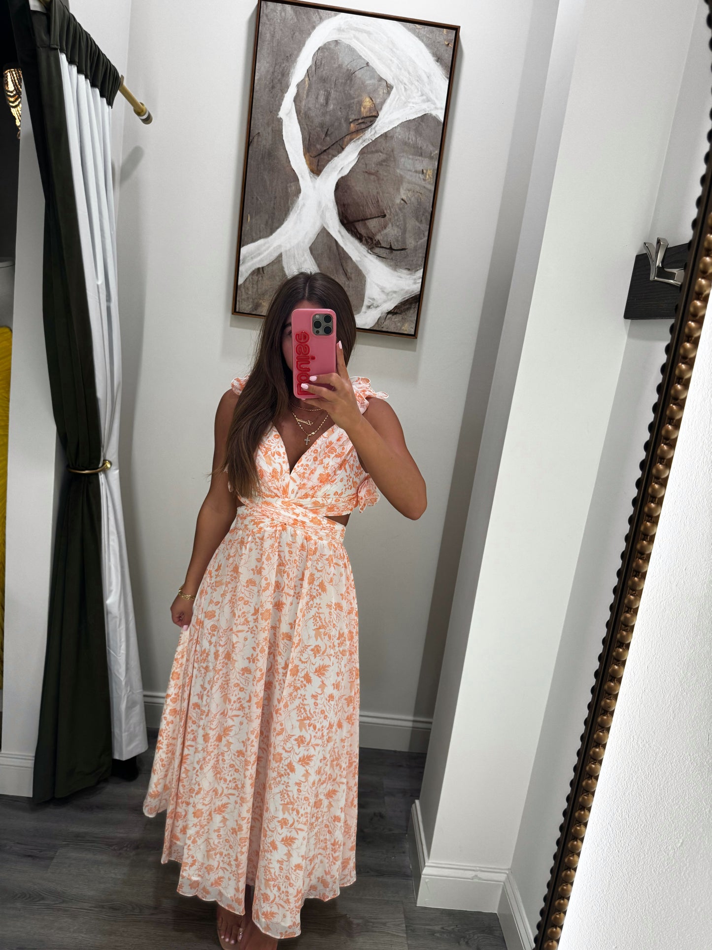 Daisy Ruffle Maxi Dress