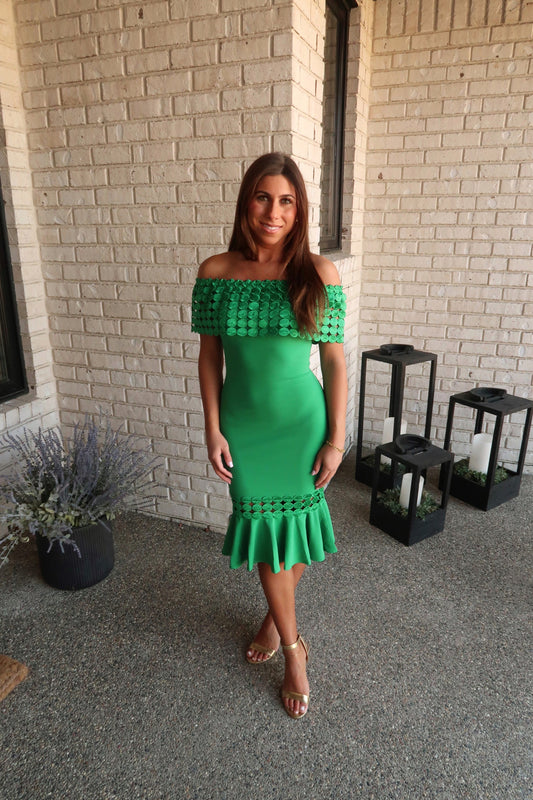 Lucky Charm Midi Dress