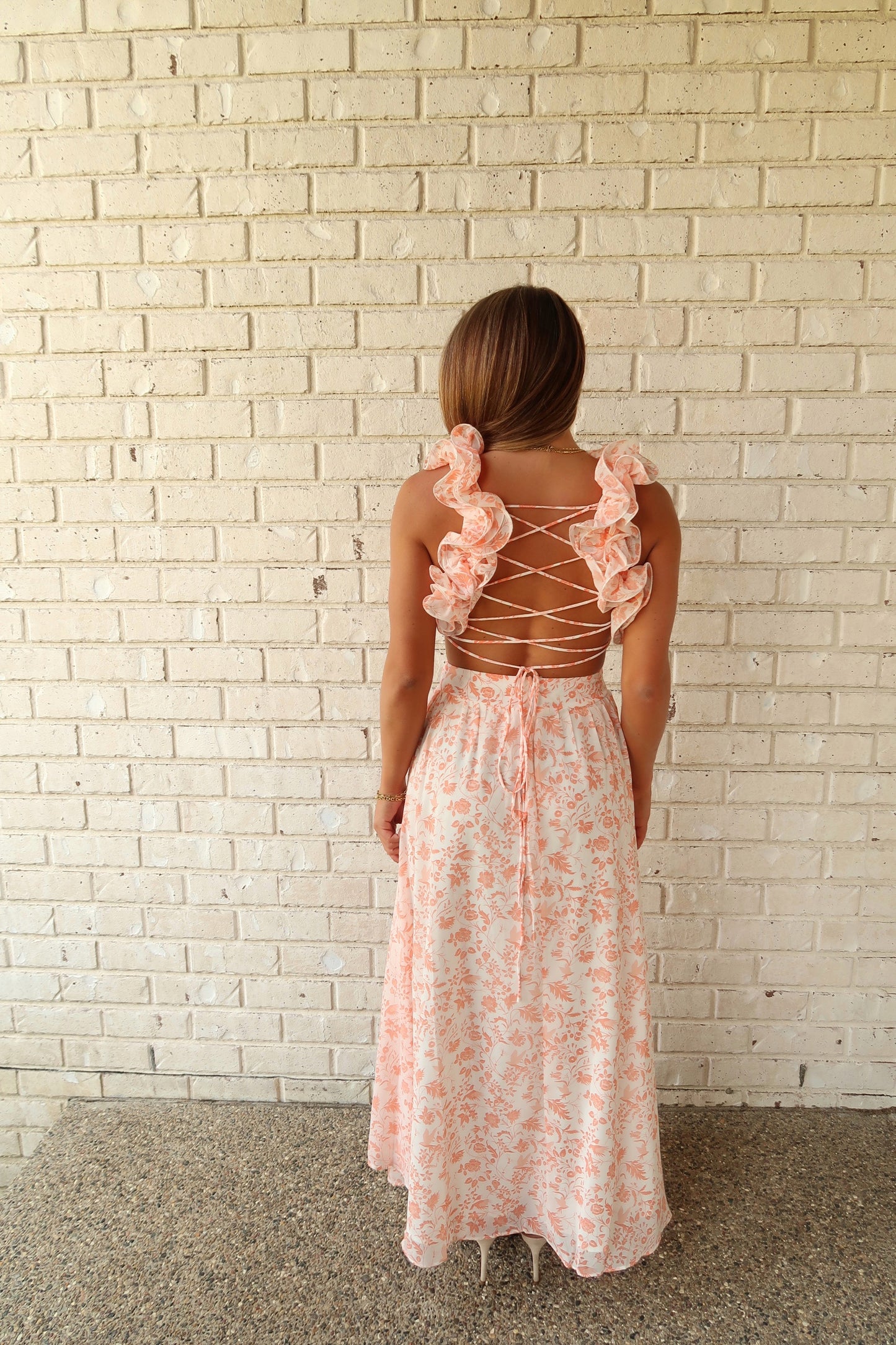 Daisy Ruffle Maxi Dress