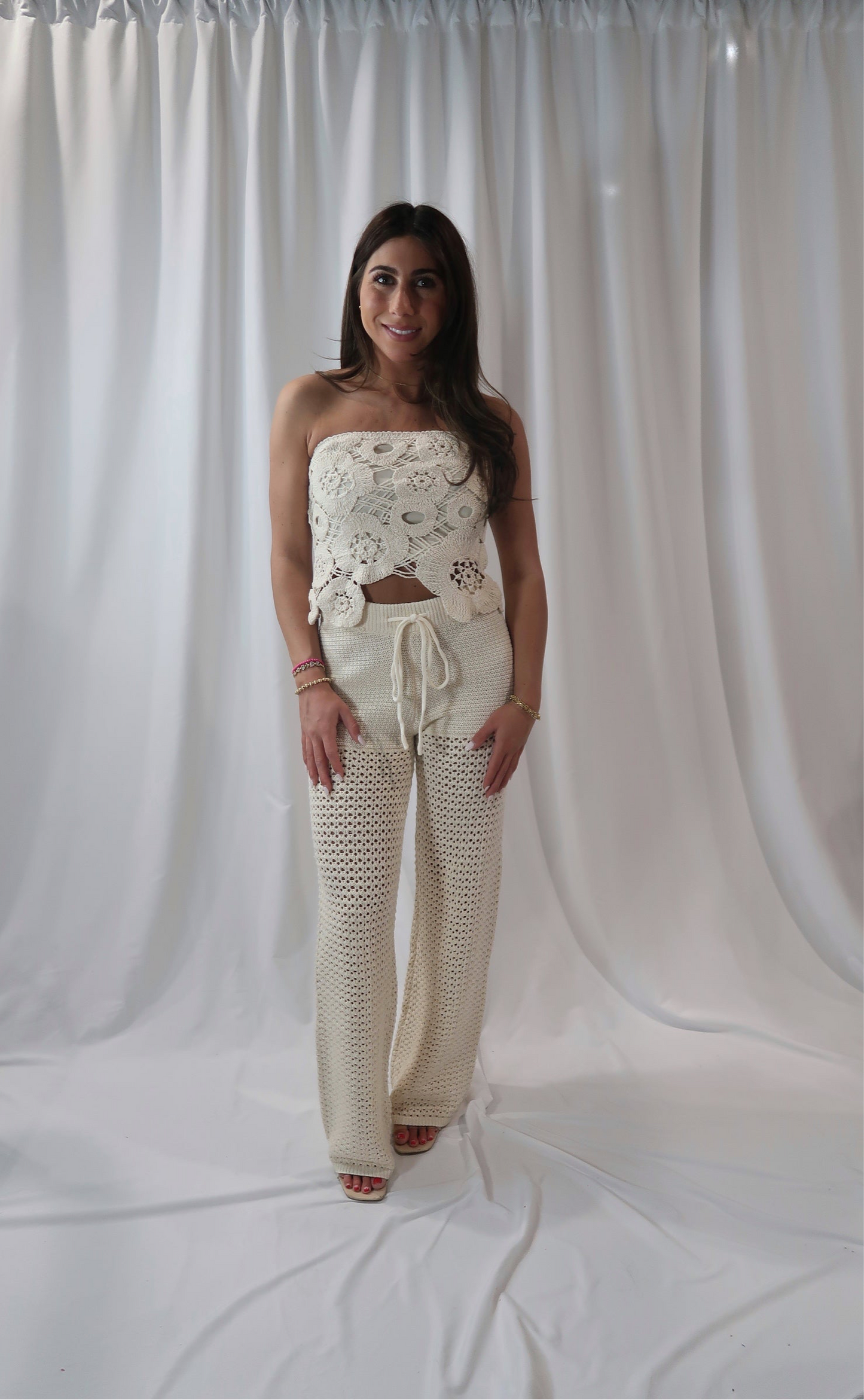 Crochet Knit Beach Pants
