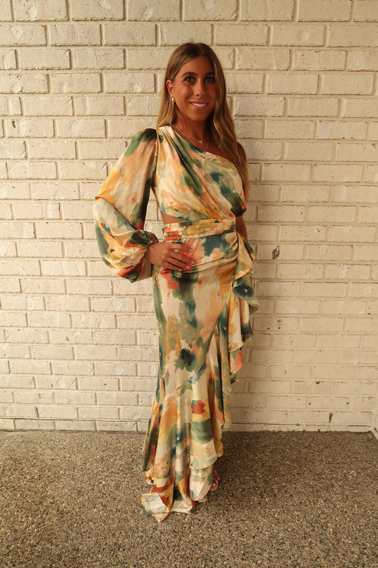 Tuscan Valley Maxi Dress
