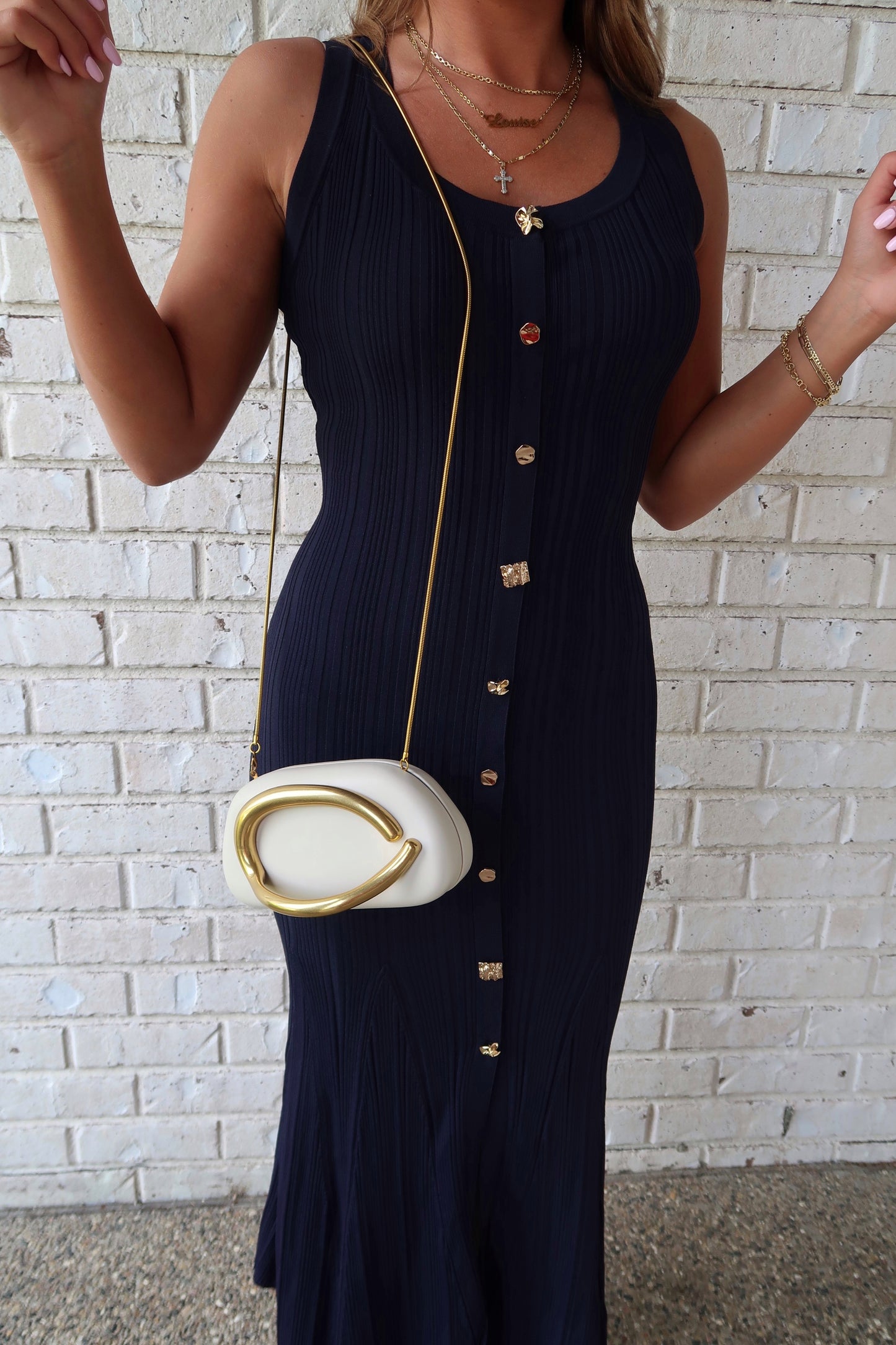 Gold Detail Clutch