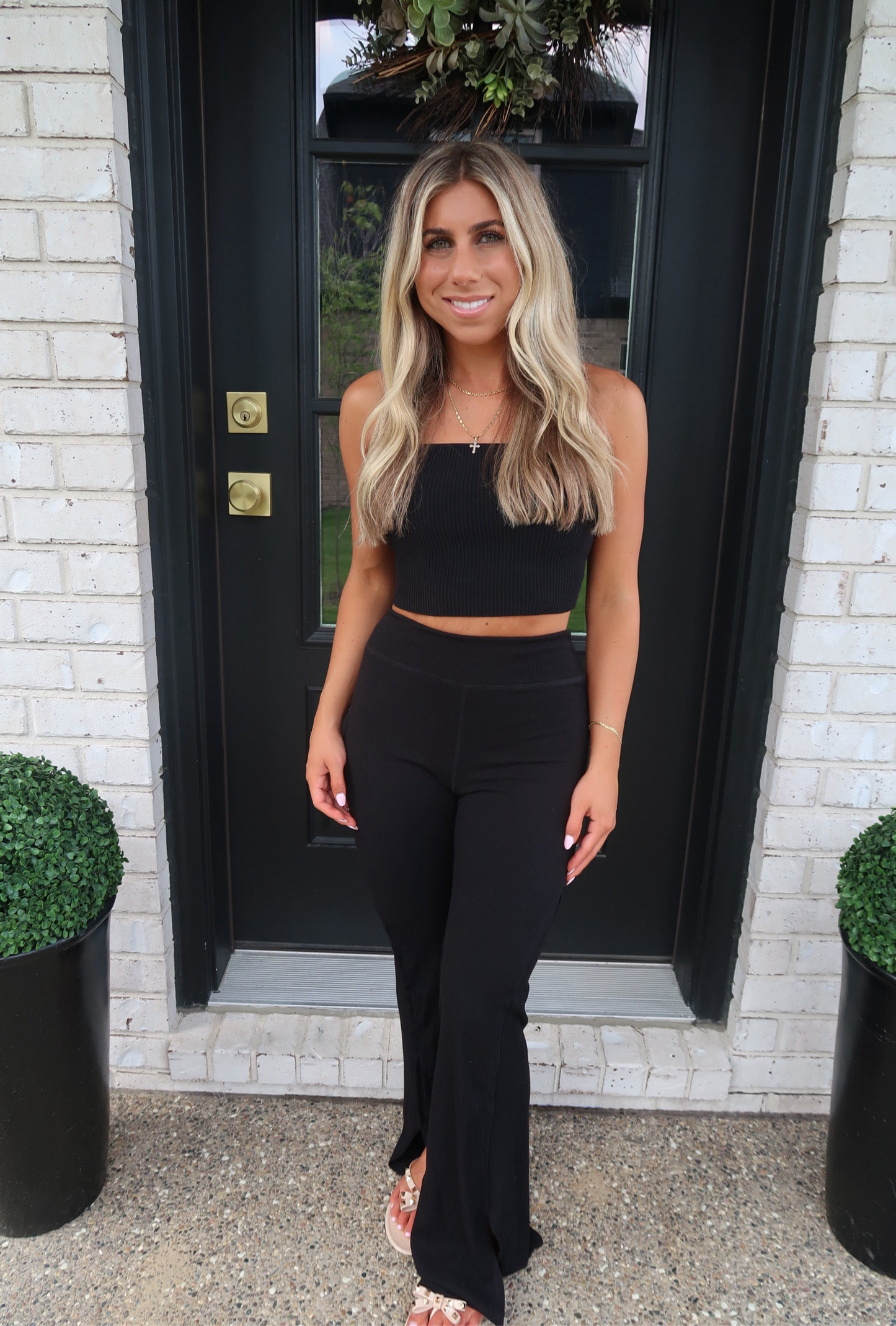 Black Flare Pants