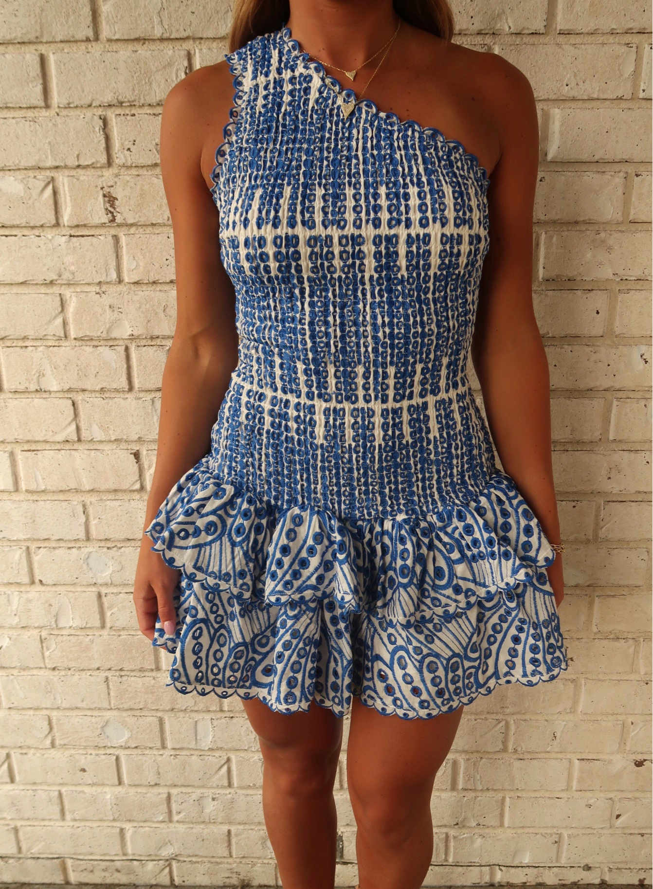 Mykonos Smocked Mini Dress