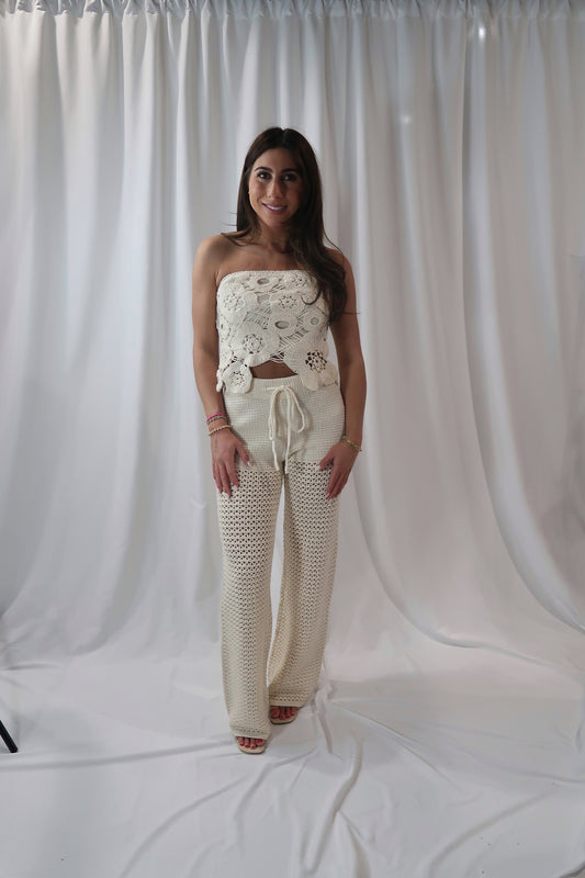 Crochet Knit Beach Pants