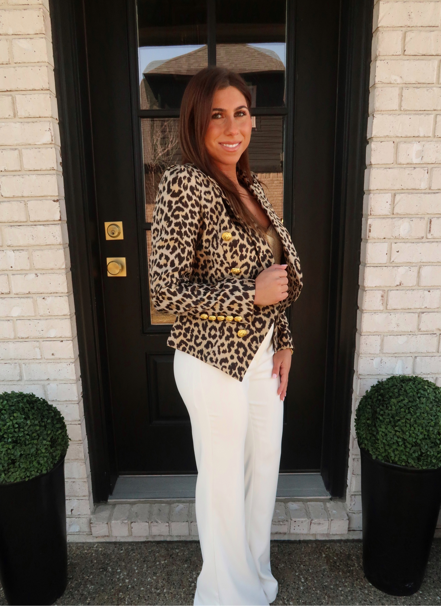 Chic Leopard Blazer