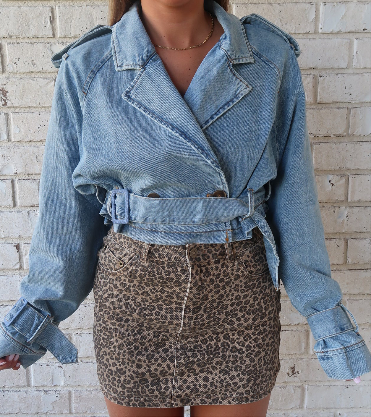 Cropped Denim Jacket