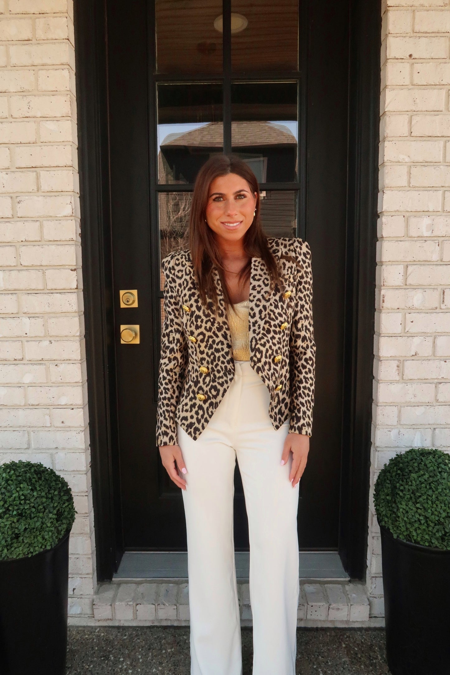 Chic Leopard Blazer