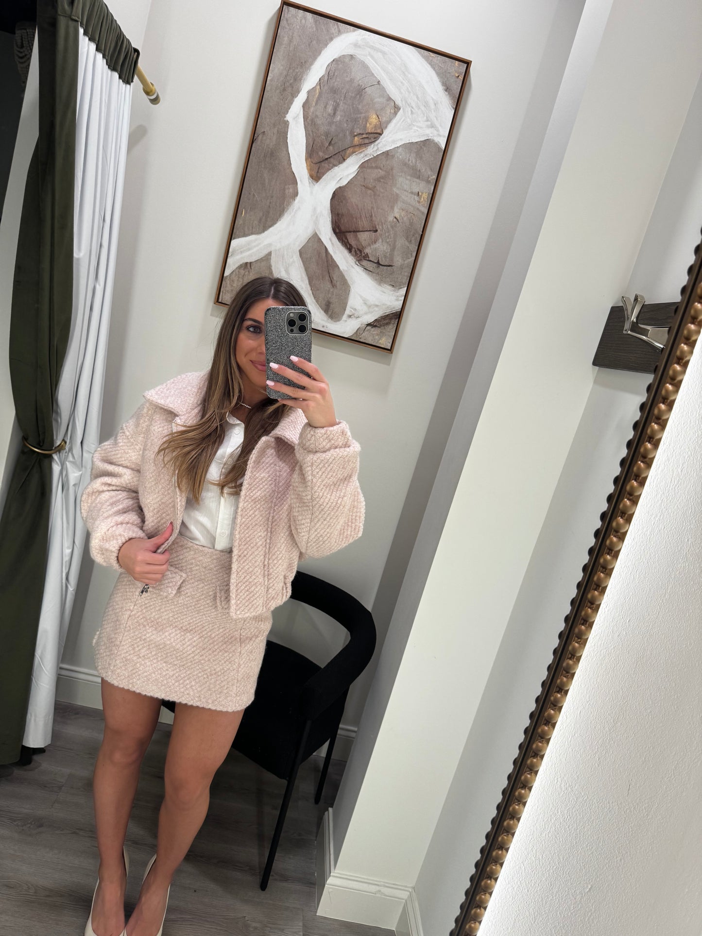 Monroe Blush Wool Jacket