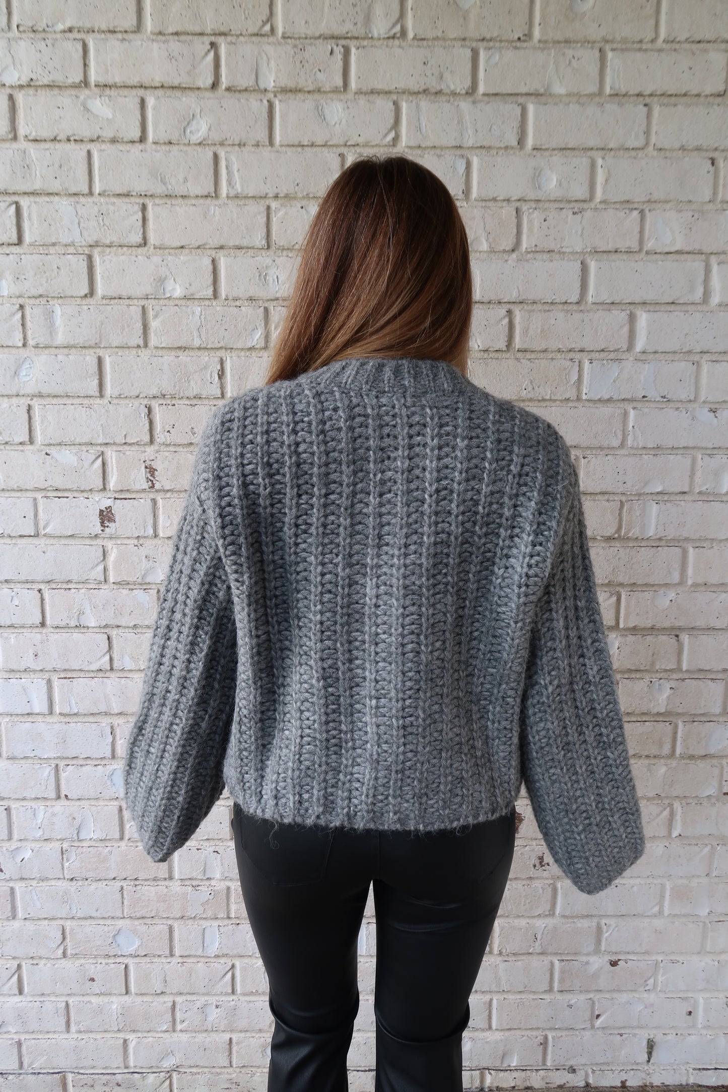 Chunky Gray Sweater