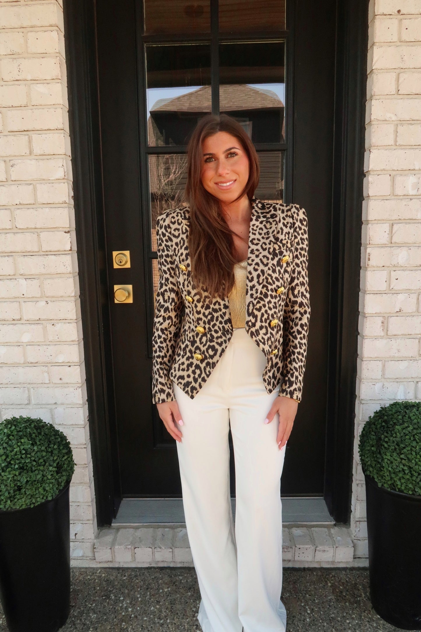 Chic Leopard Blazer