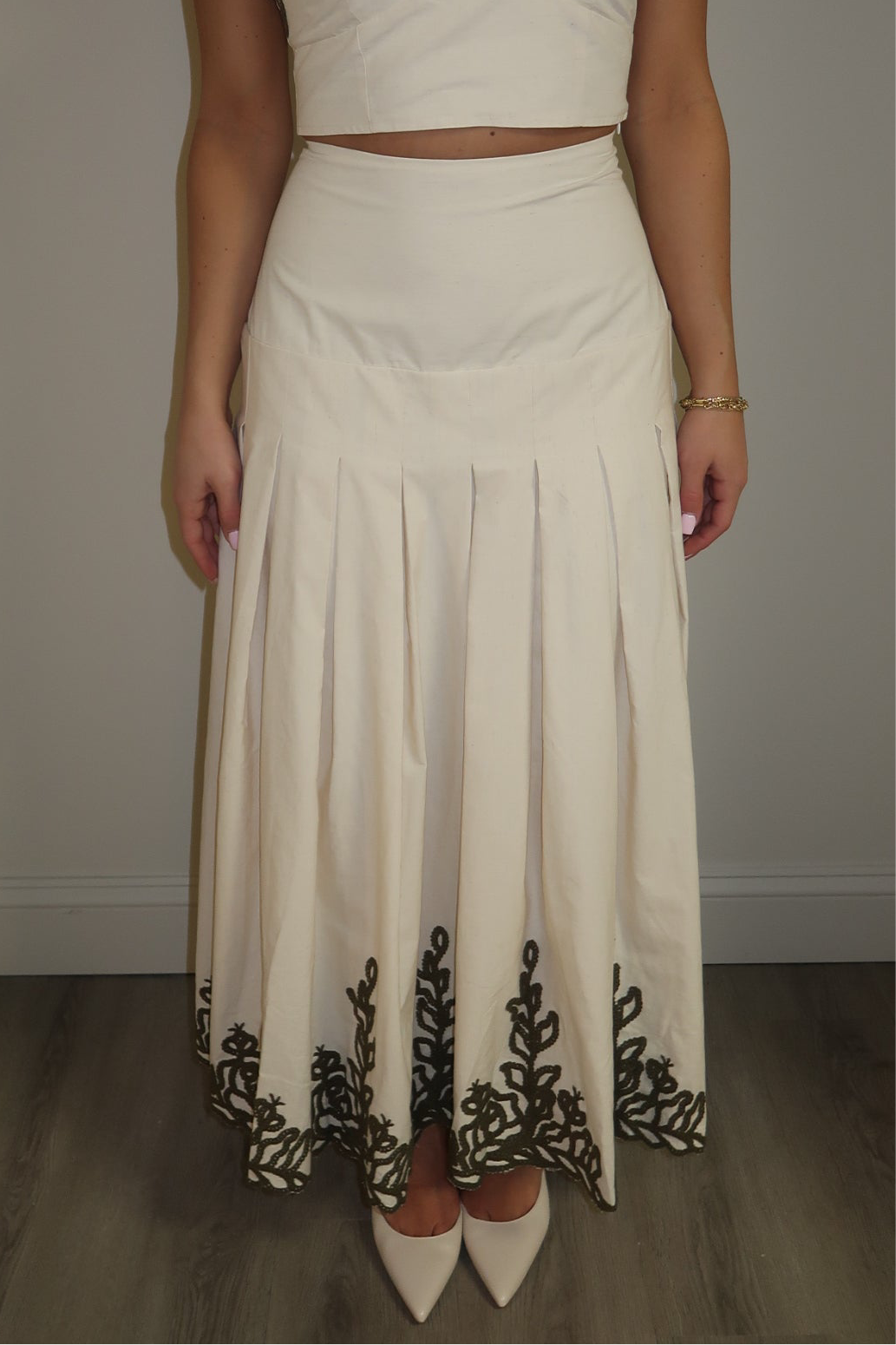 Lila Linen Maxi Skirt
