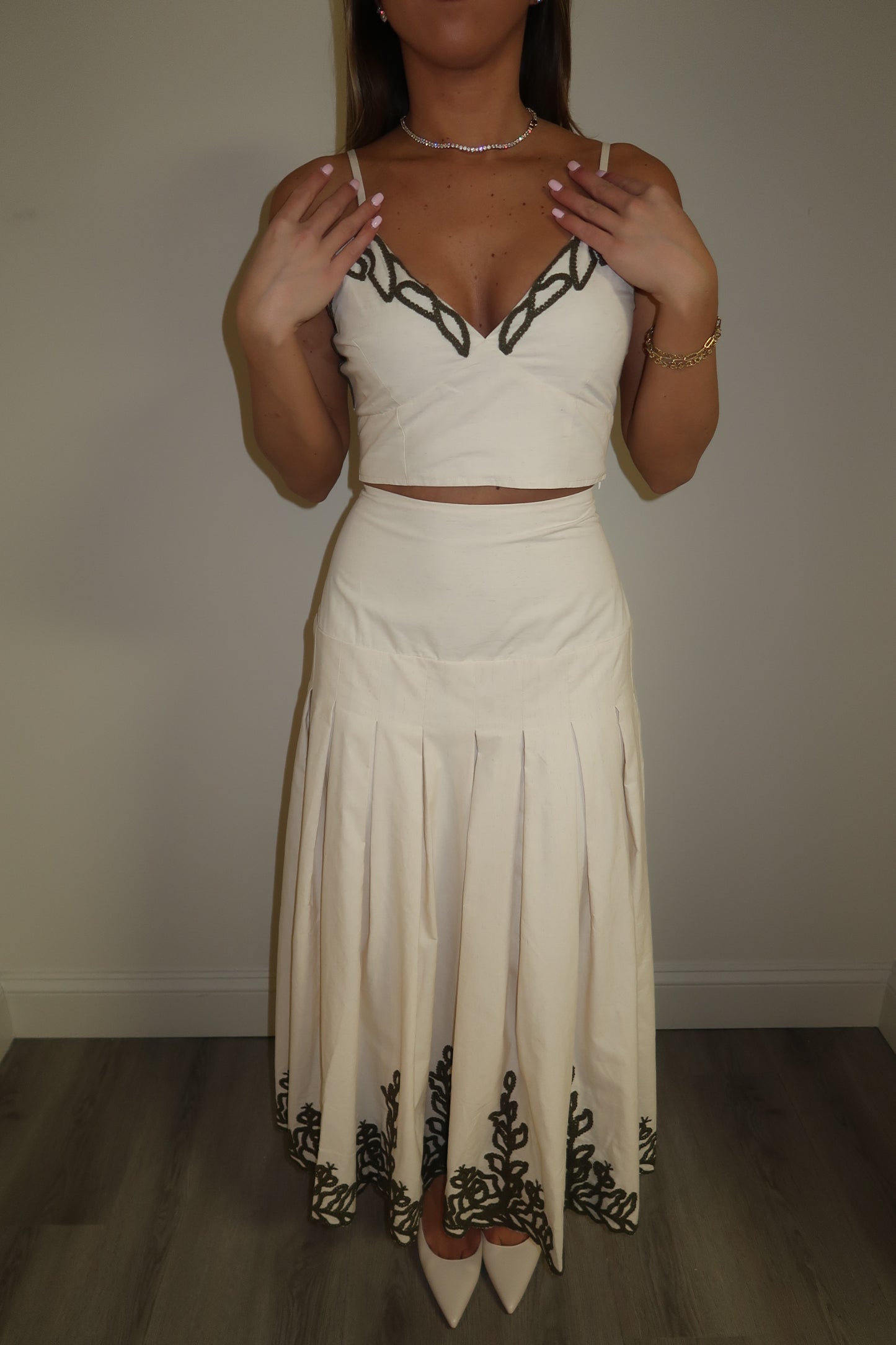 Lila Linen Maxi Skirt