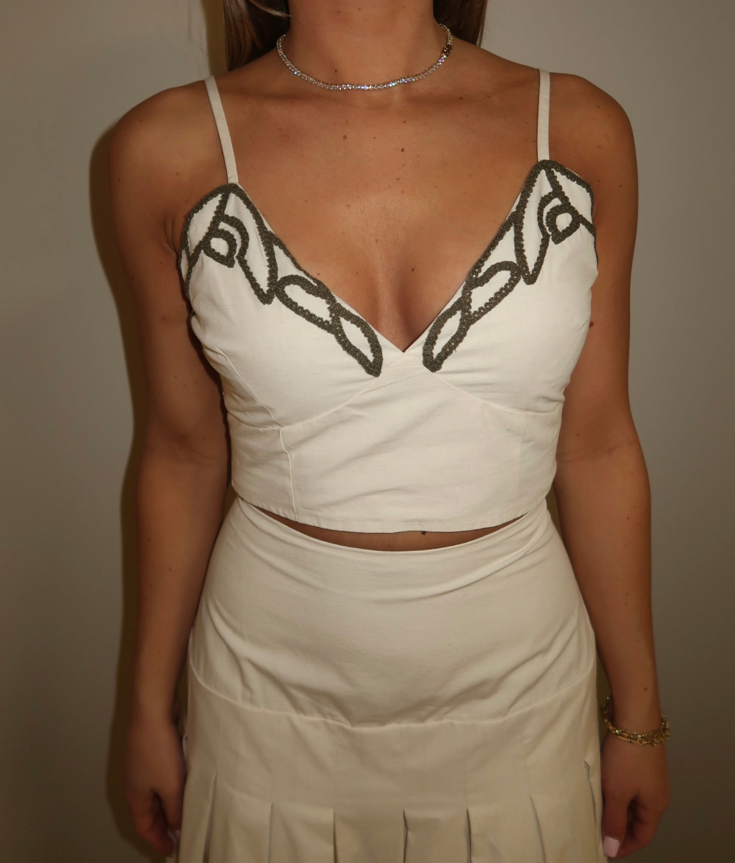 Lila Linen Crop Top