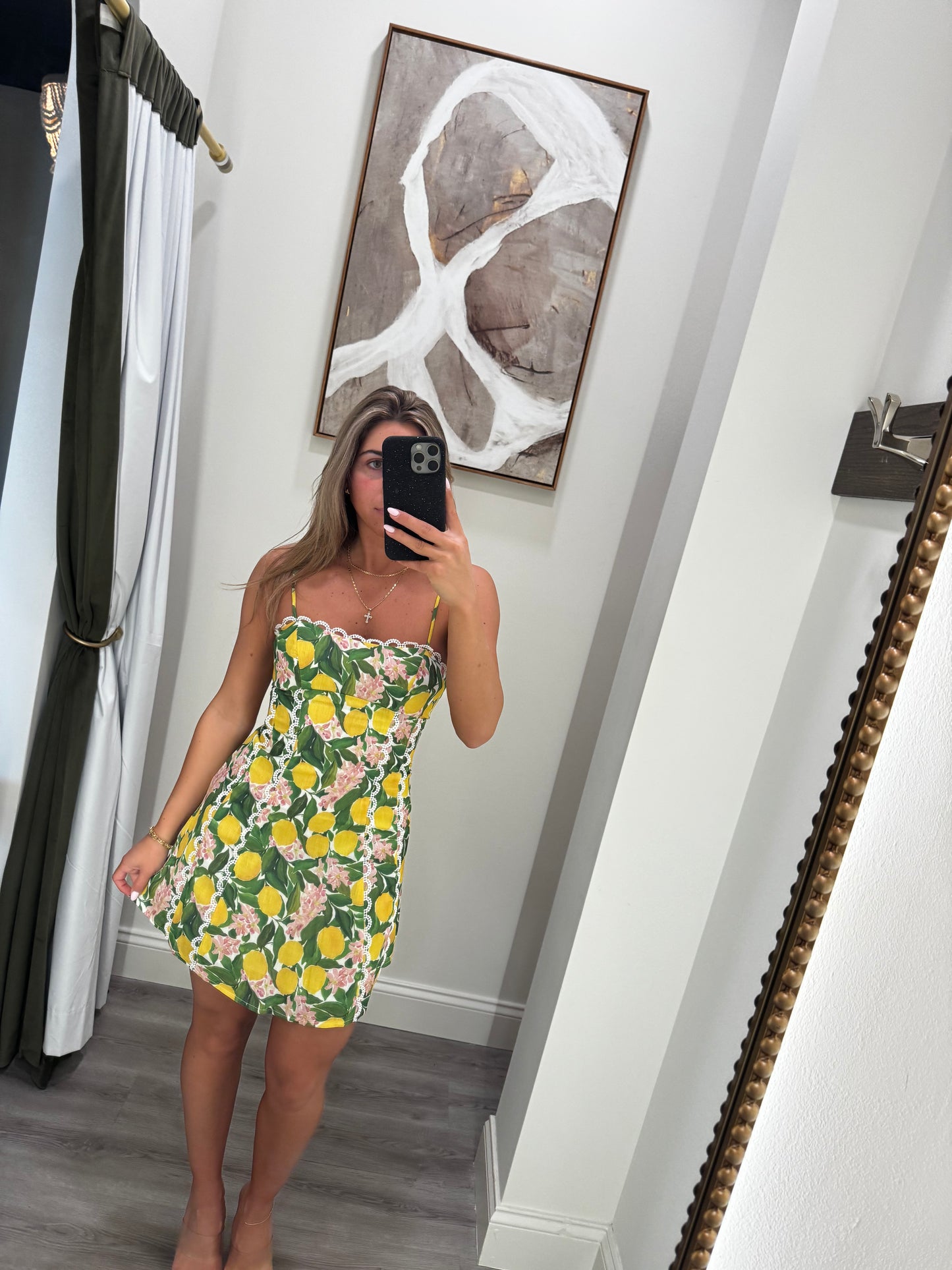 Lemon Mini Dress