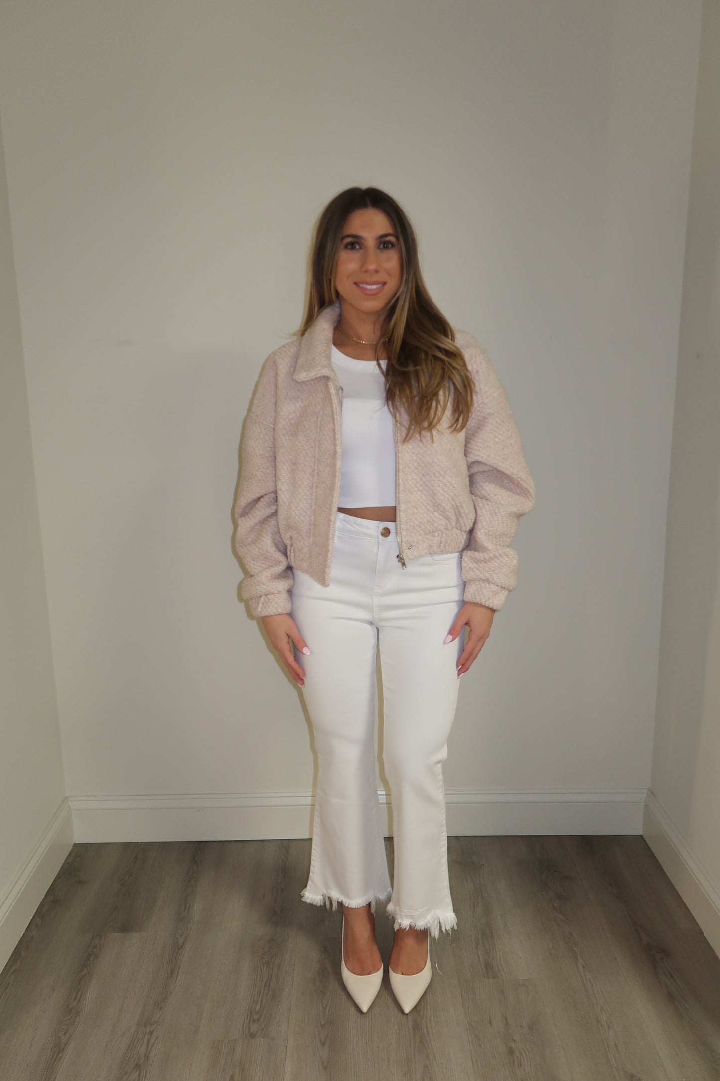 Monroe Blush Wool Jacket