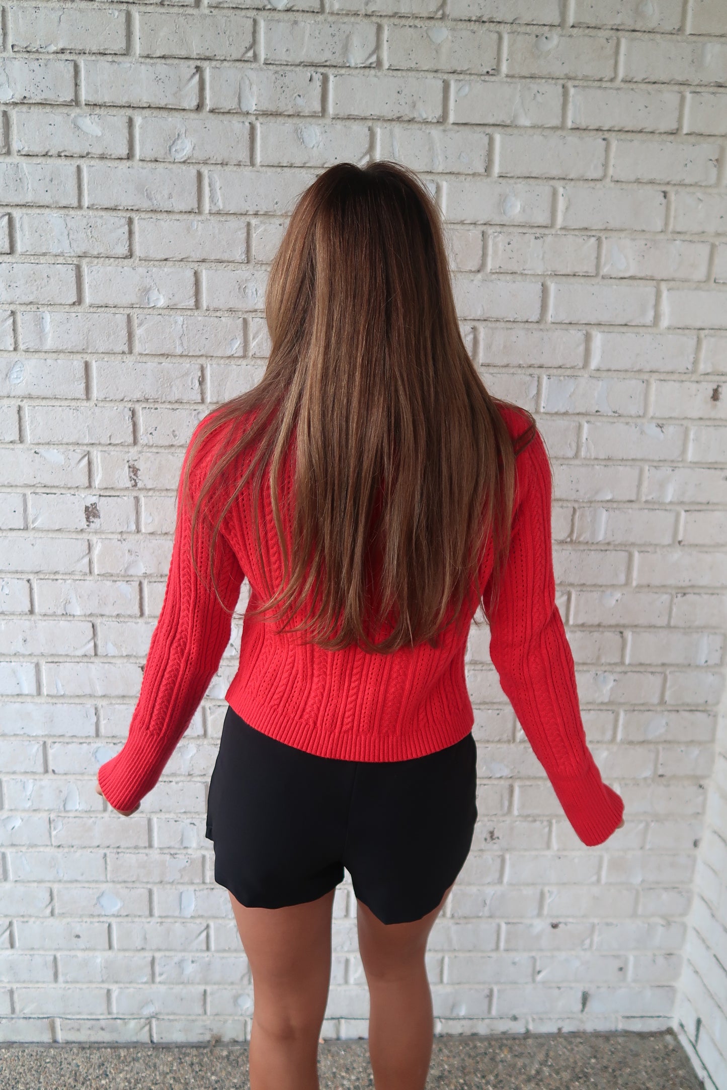 Red Turtle Neck Sweater