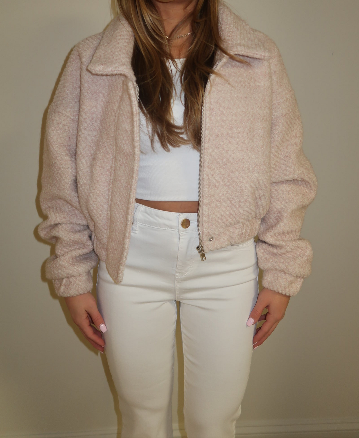 Monroe Blush Wool Jacket