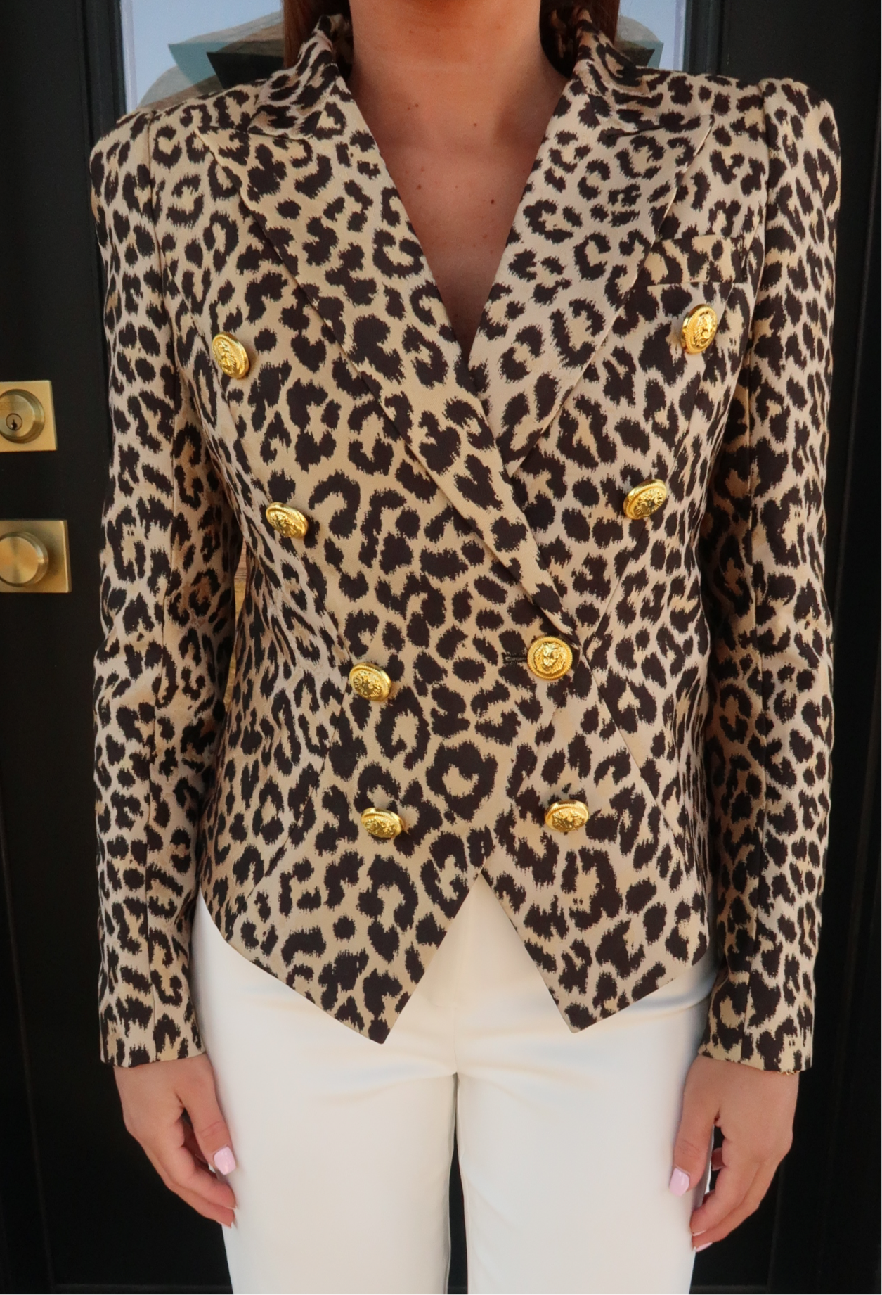 Chic Leopard Blazer