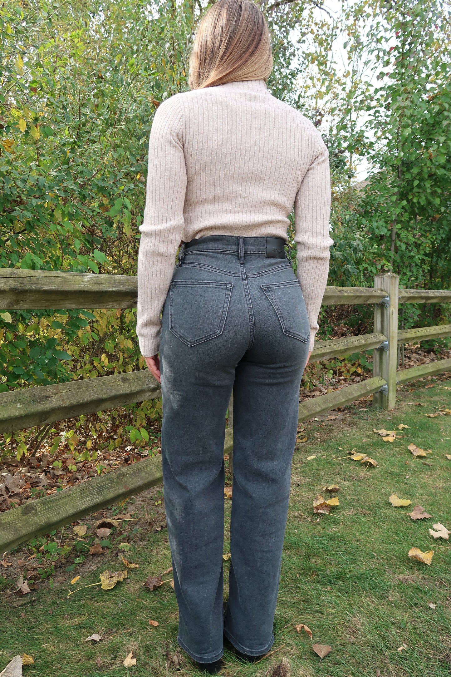 High Waist Wide Leg Dad Jean