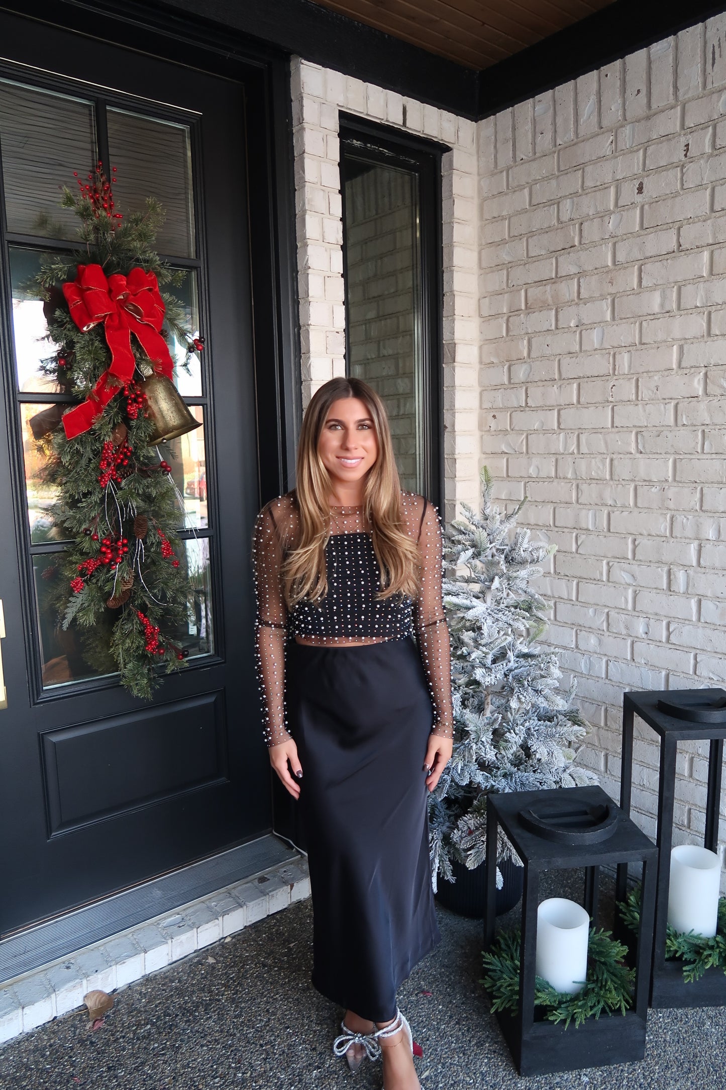 Midnight Satin Maxi Skirt