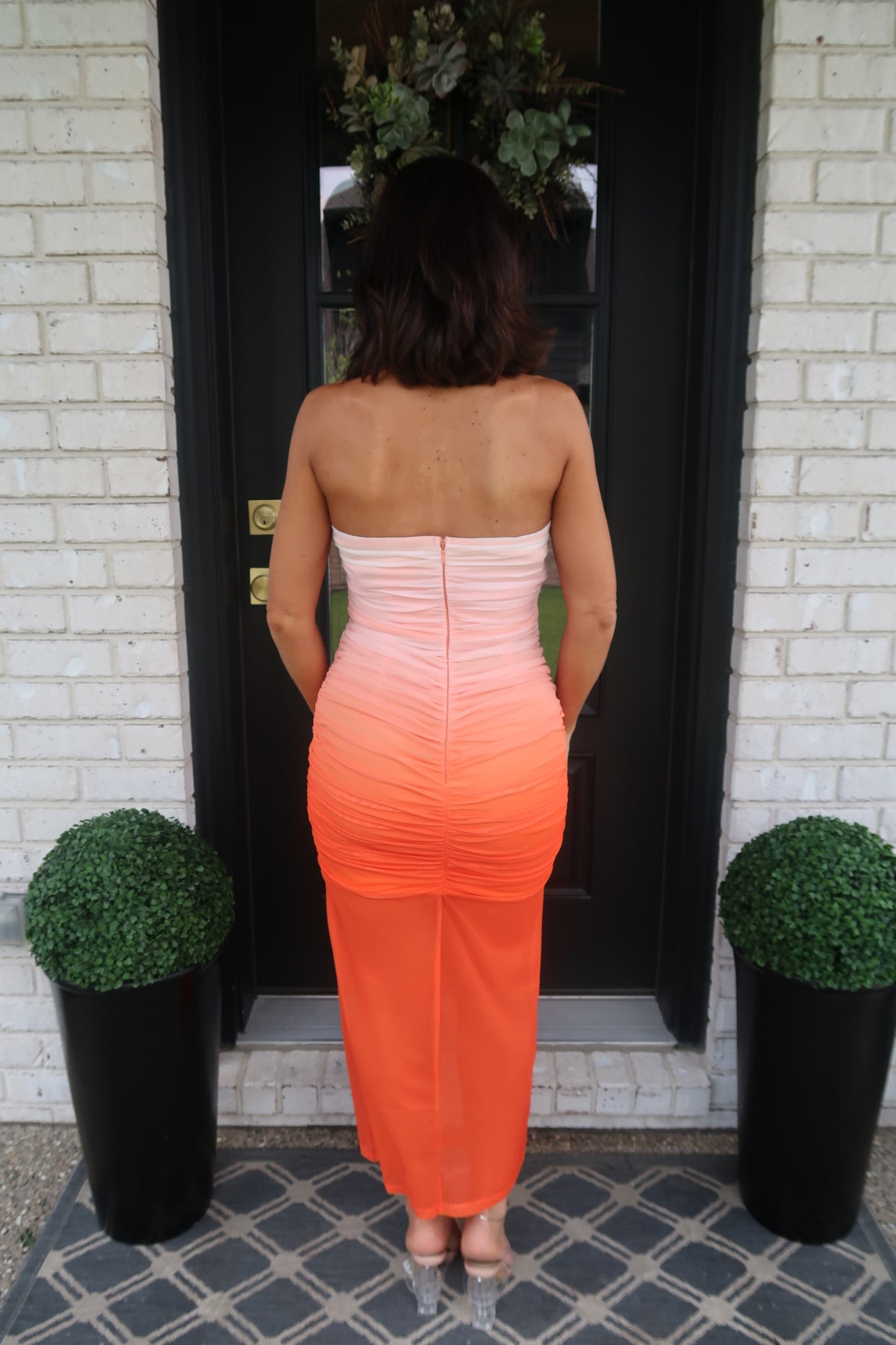 Aranciata Ombré Maxi Dress