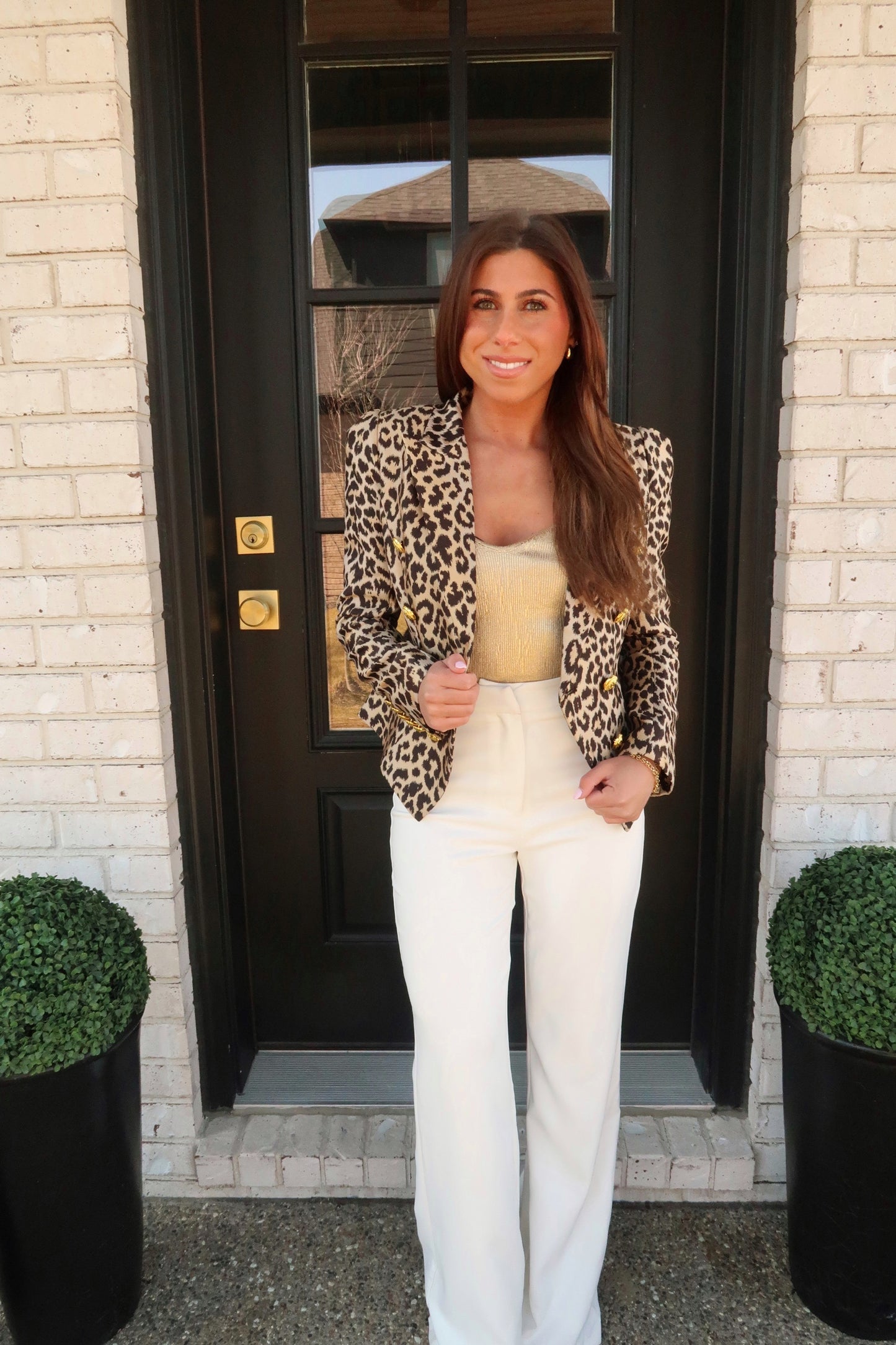 Chic Leopard Blazer
