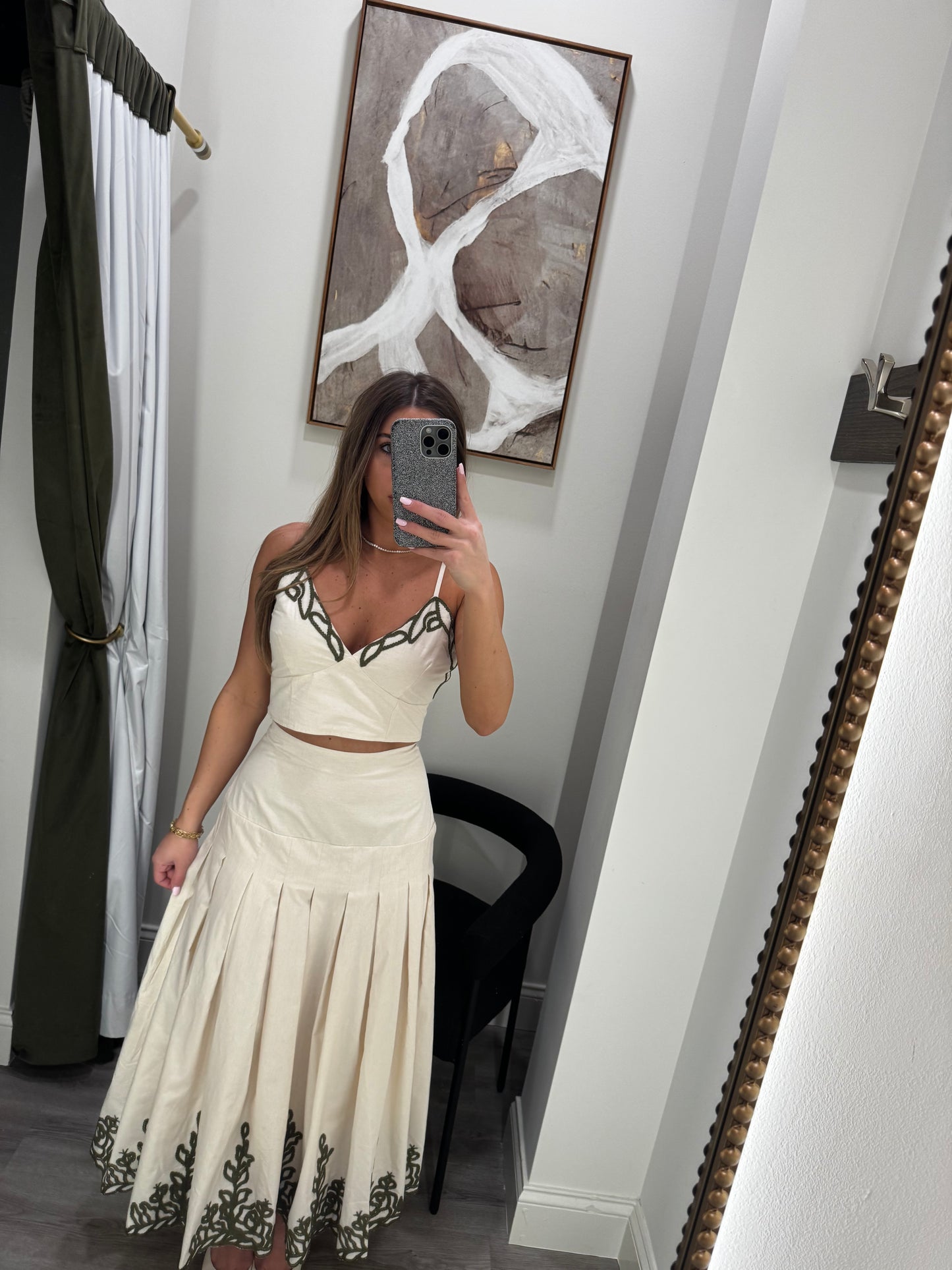 Lila Linen Crop Top