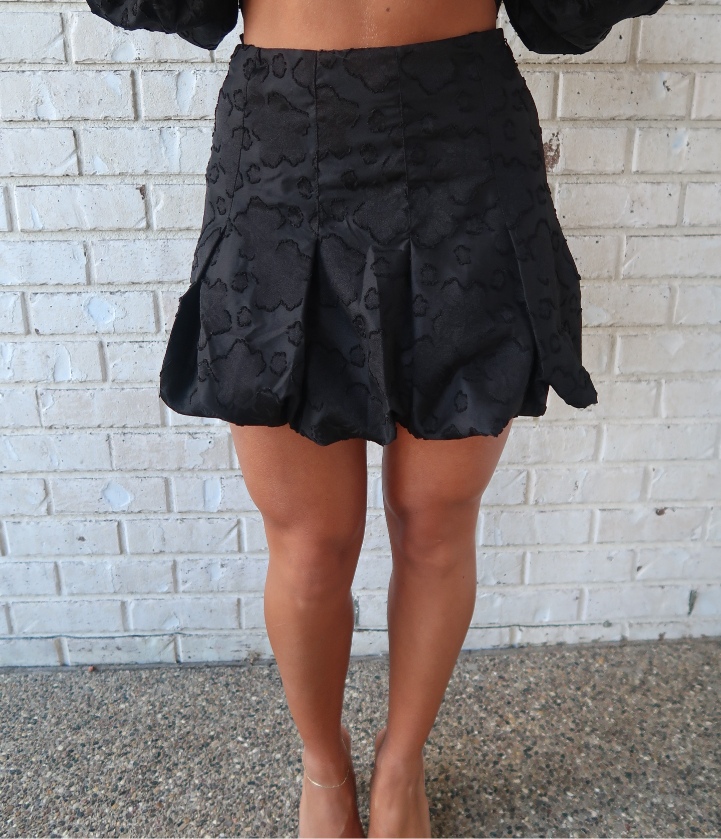 Jacquard Mini Skirt