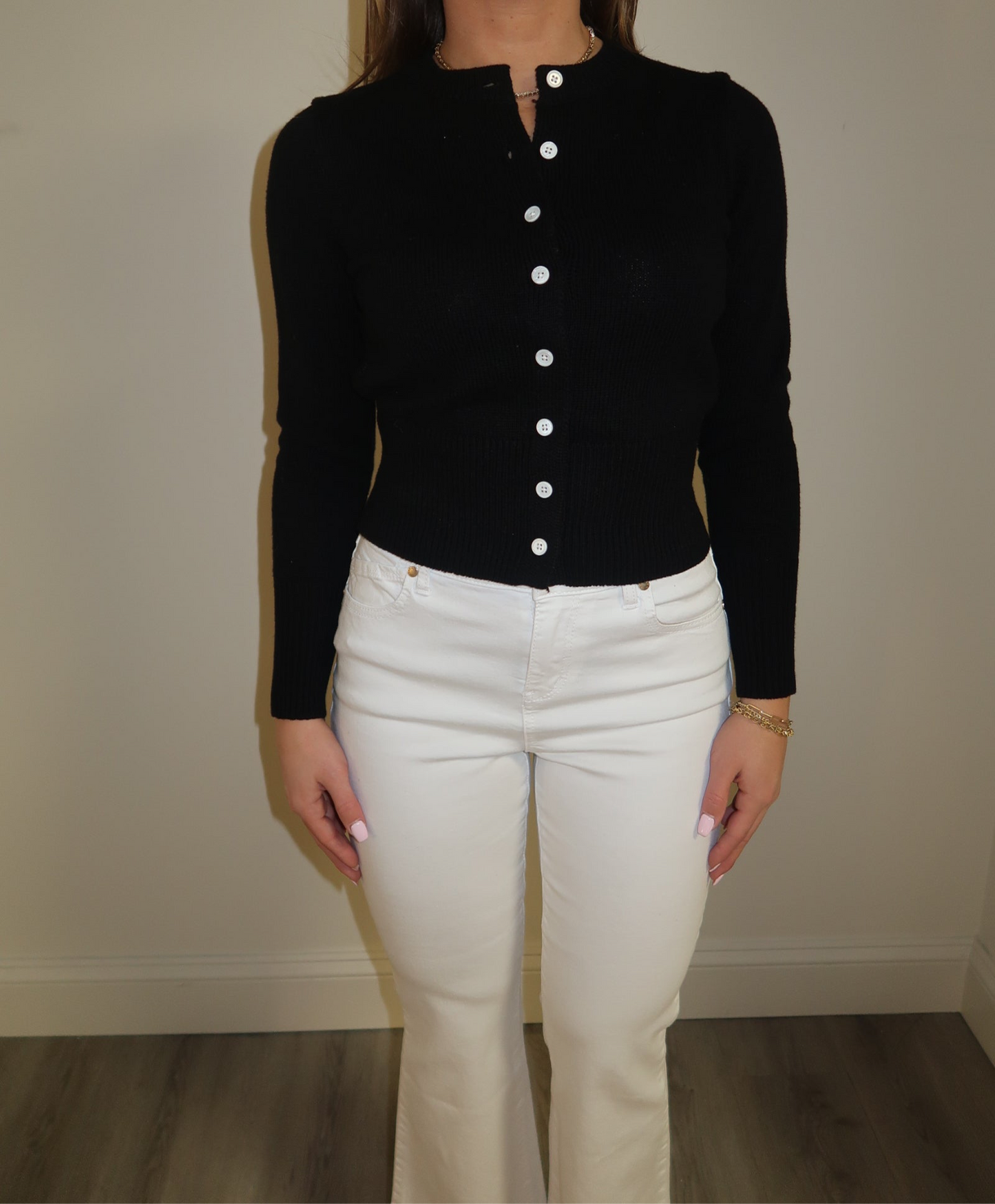 Black Sweater Cardigan