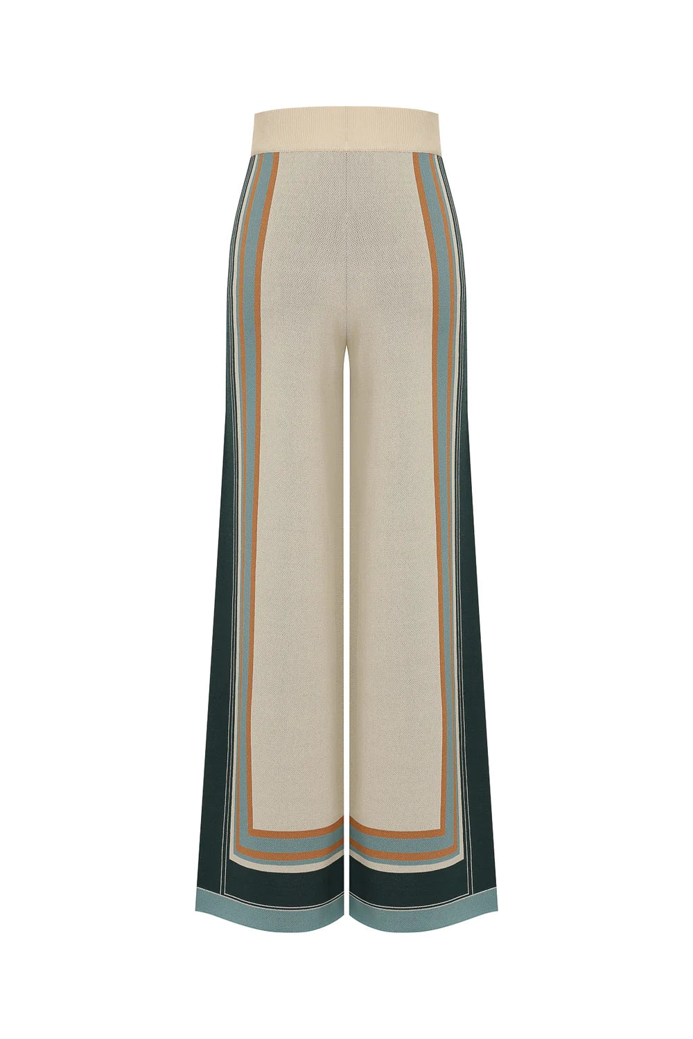 Desert Knit Border Stripe Pants