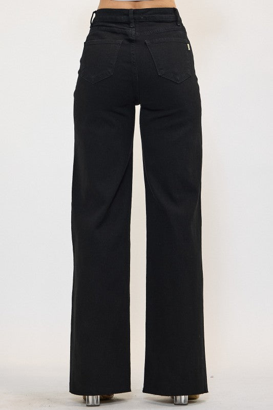Black High Rise Denim