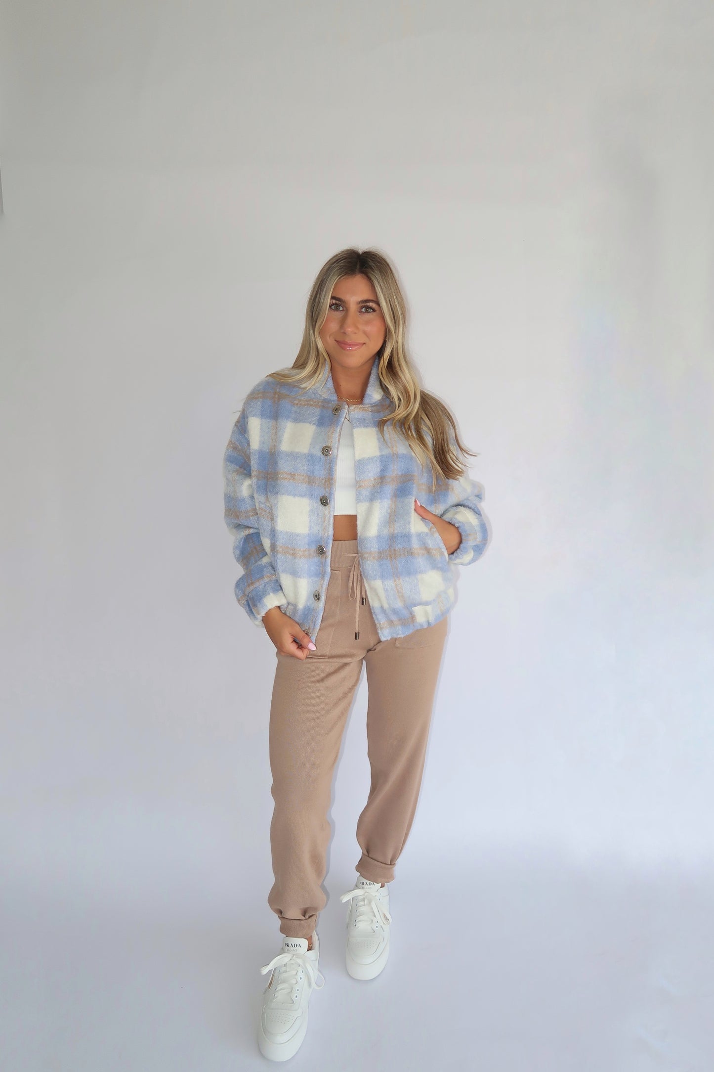 Pastel Plaid Jacket