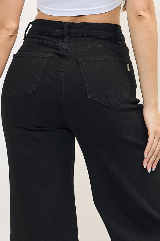 Black High Rise Denim