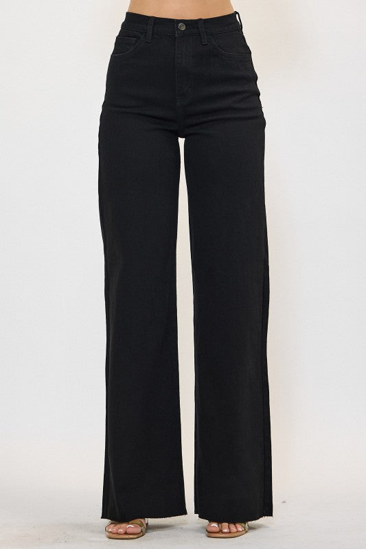 Black High Rise Denim