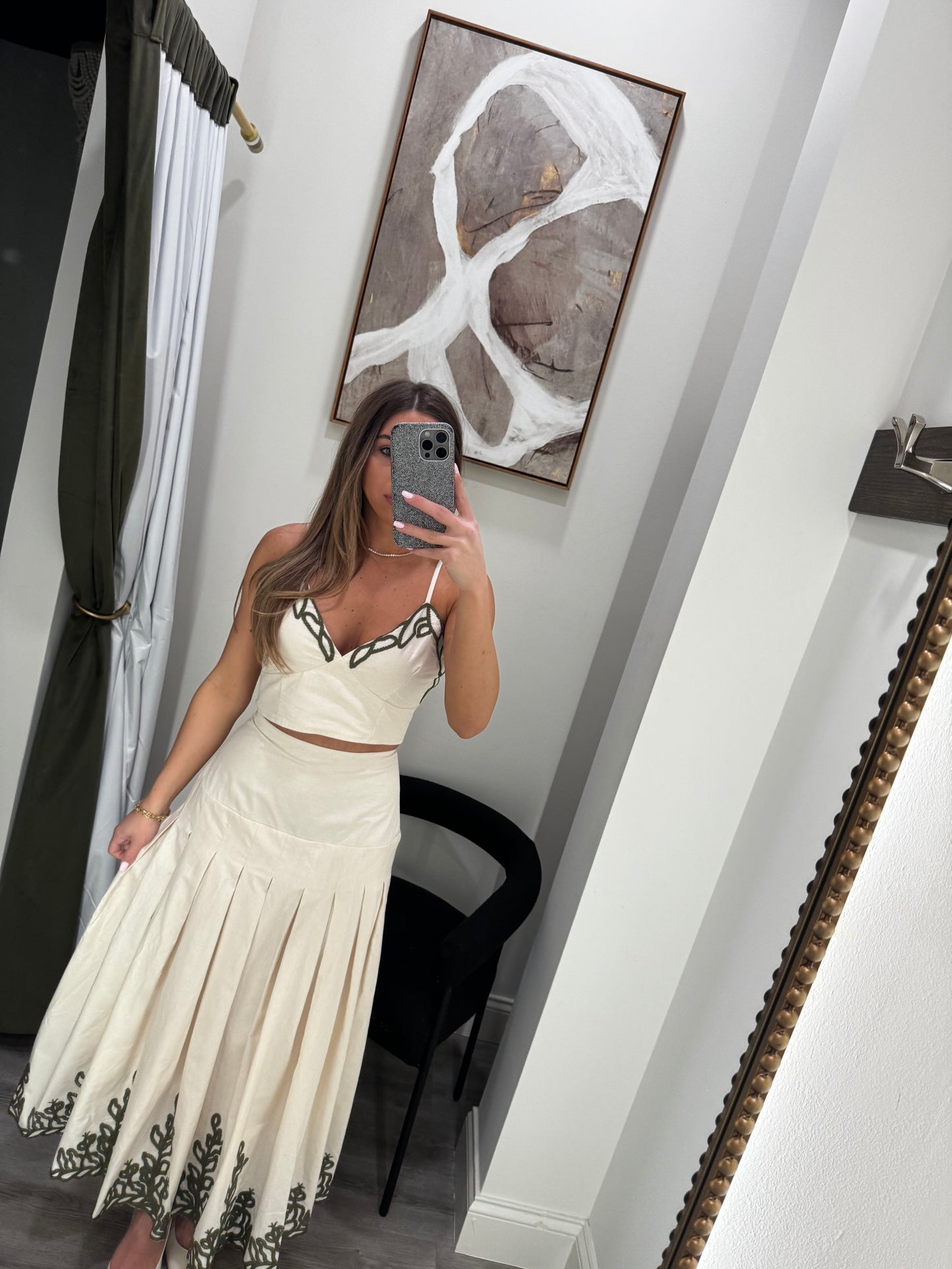 Lila Linen Maxi Skirt