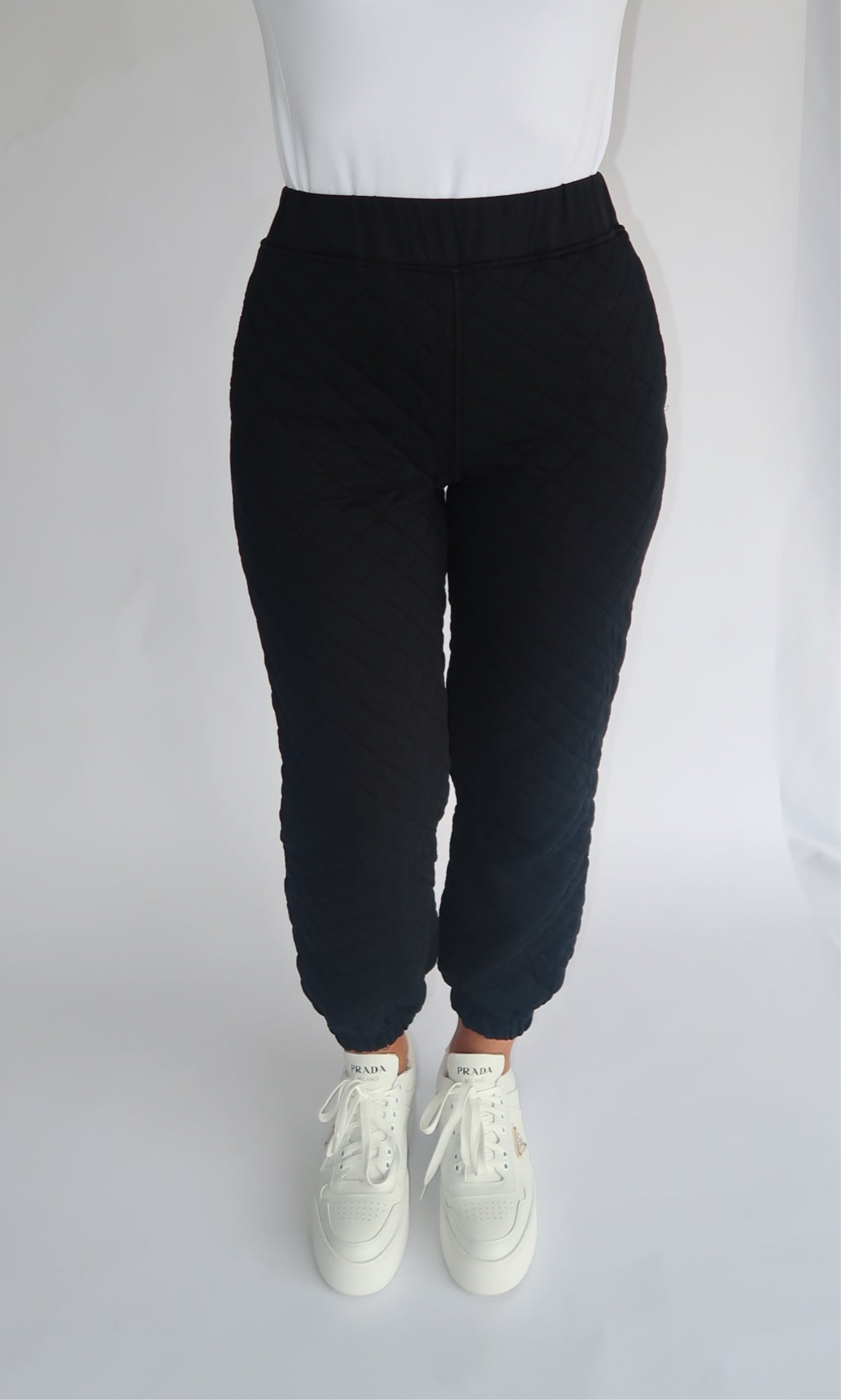 Quilted Jersey Joggers