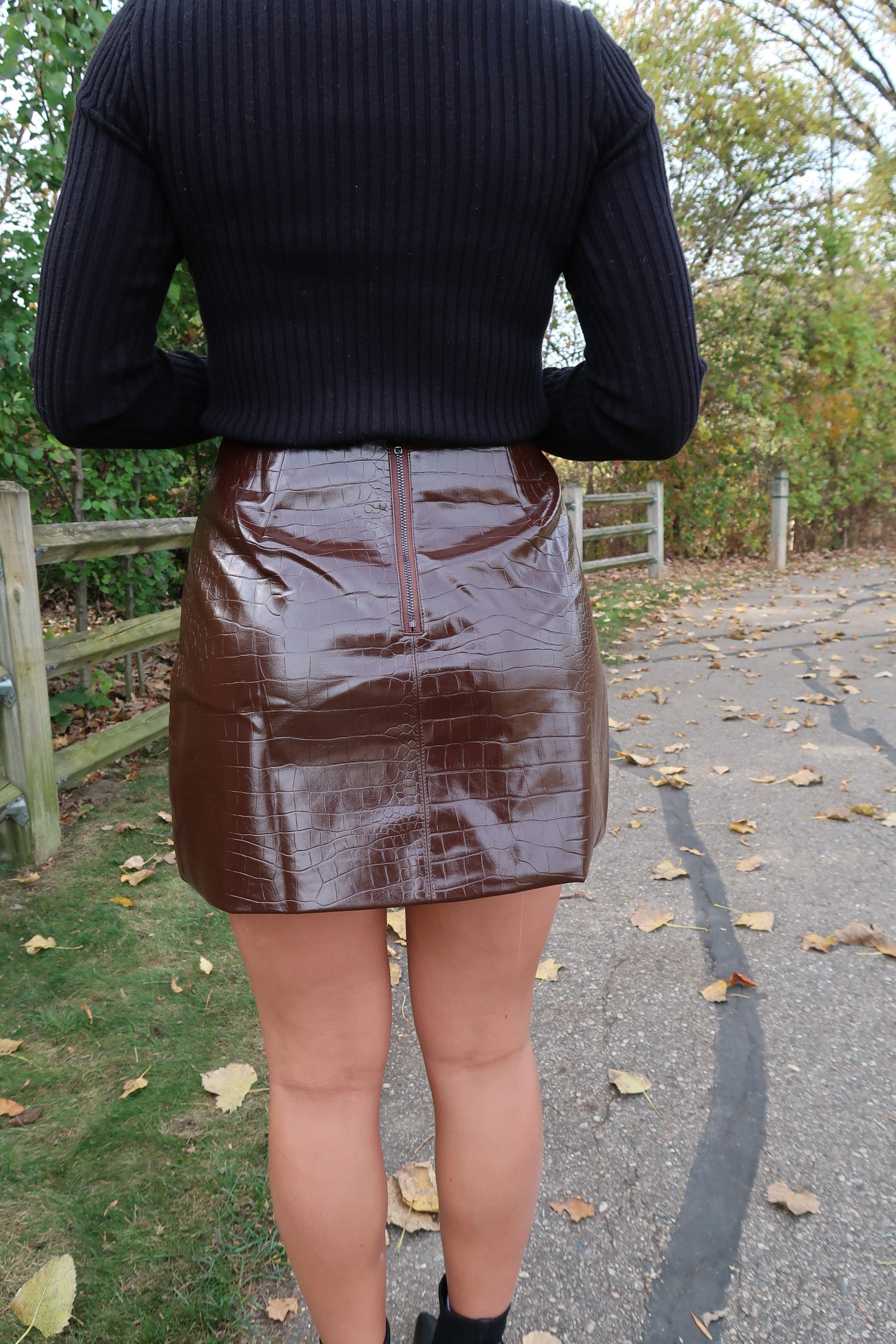 Crocodile Miniskirt