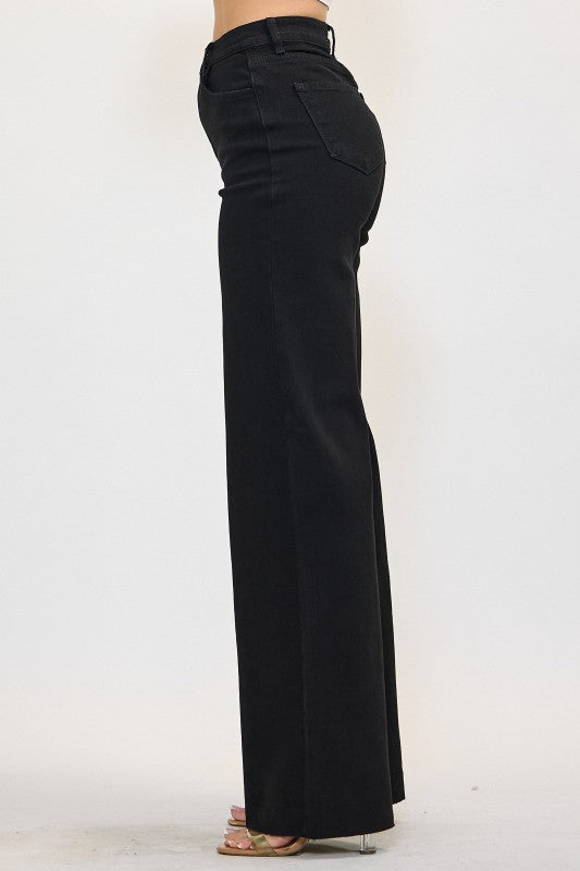 Black High Rise Denim