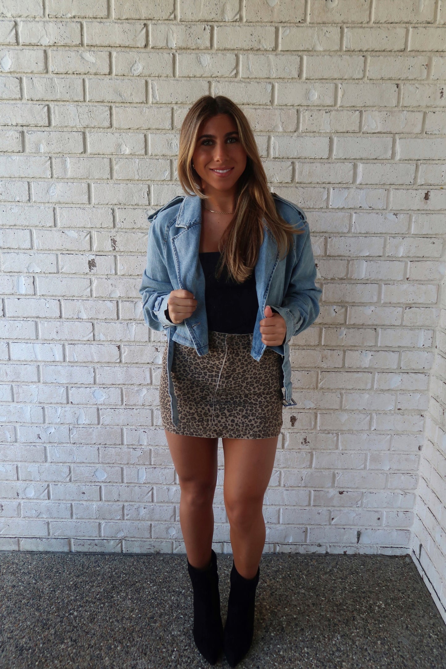 Cropped Denim Jacket