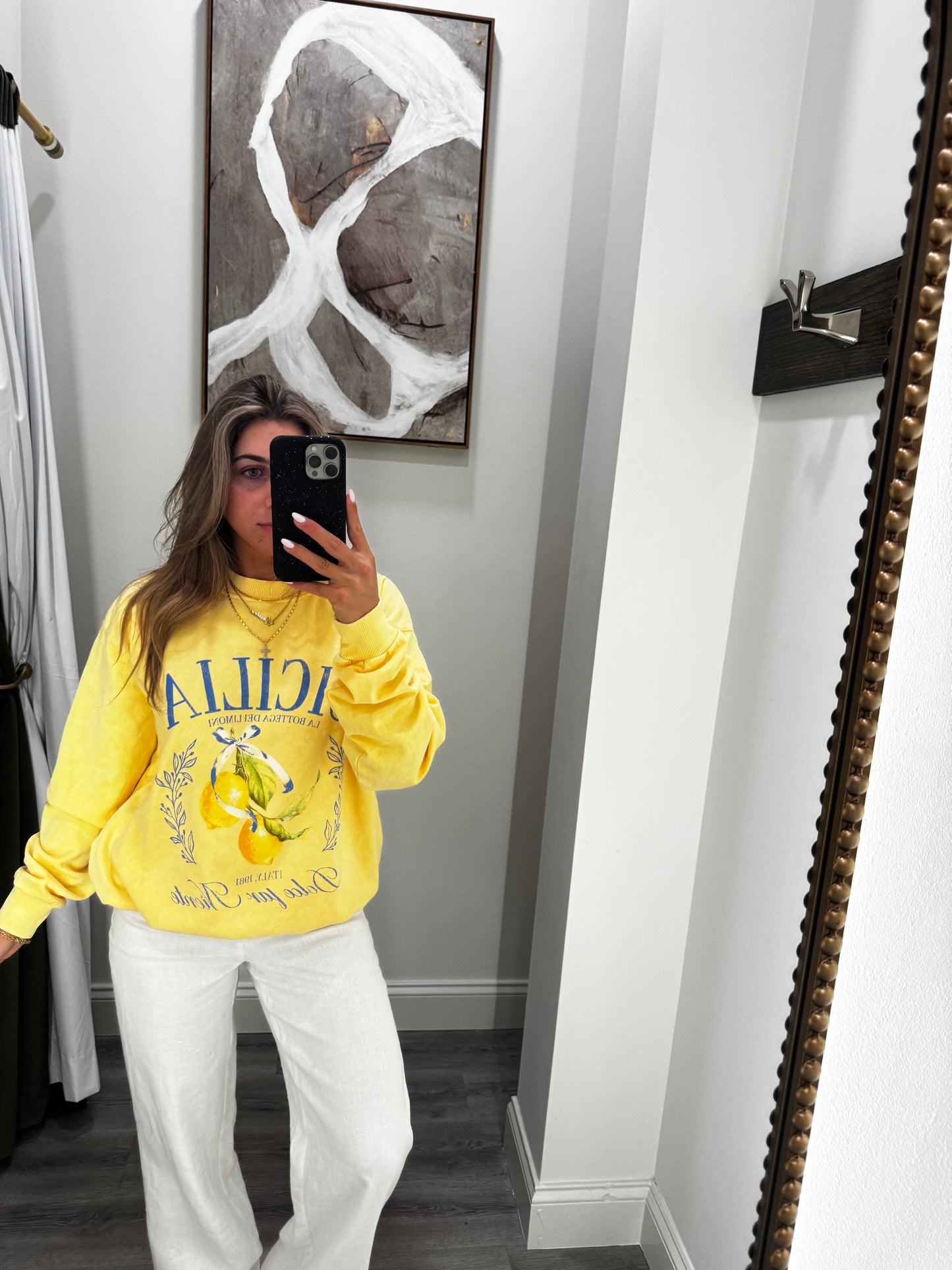 Sicilia Crewneck - Yellow