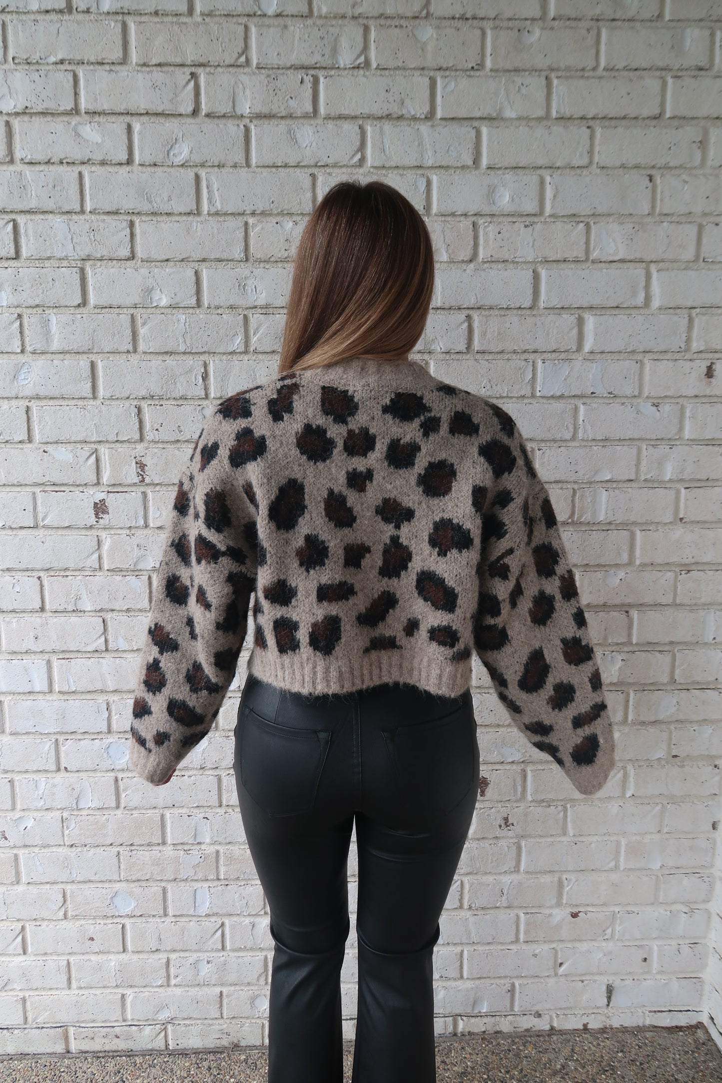 Leopard Knit Sweater
