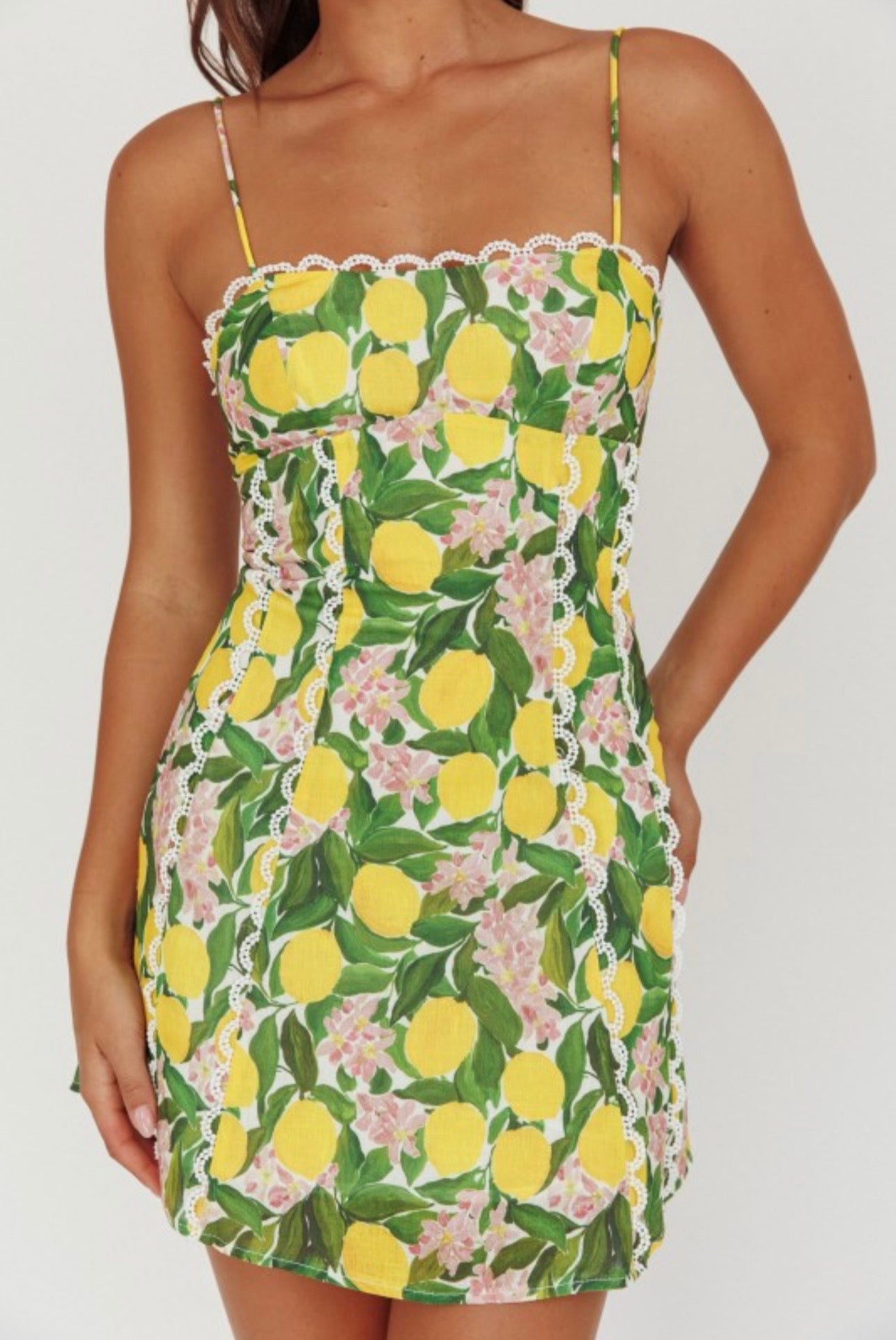 Lemon Mini Dress