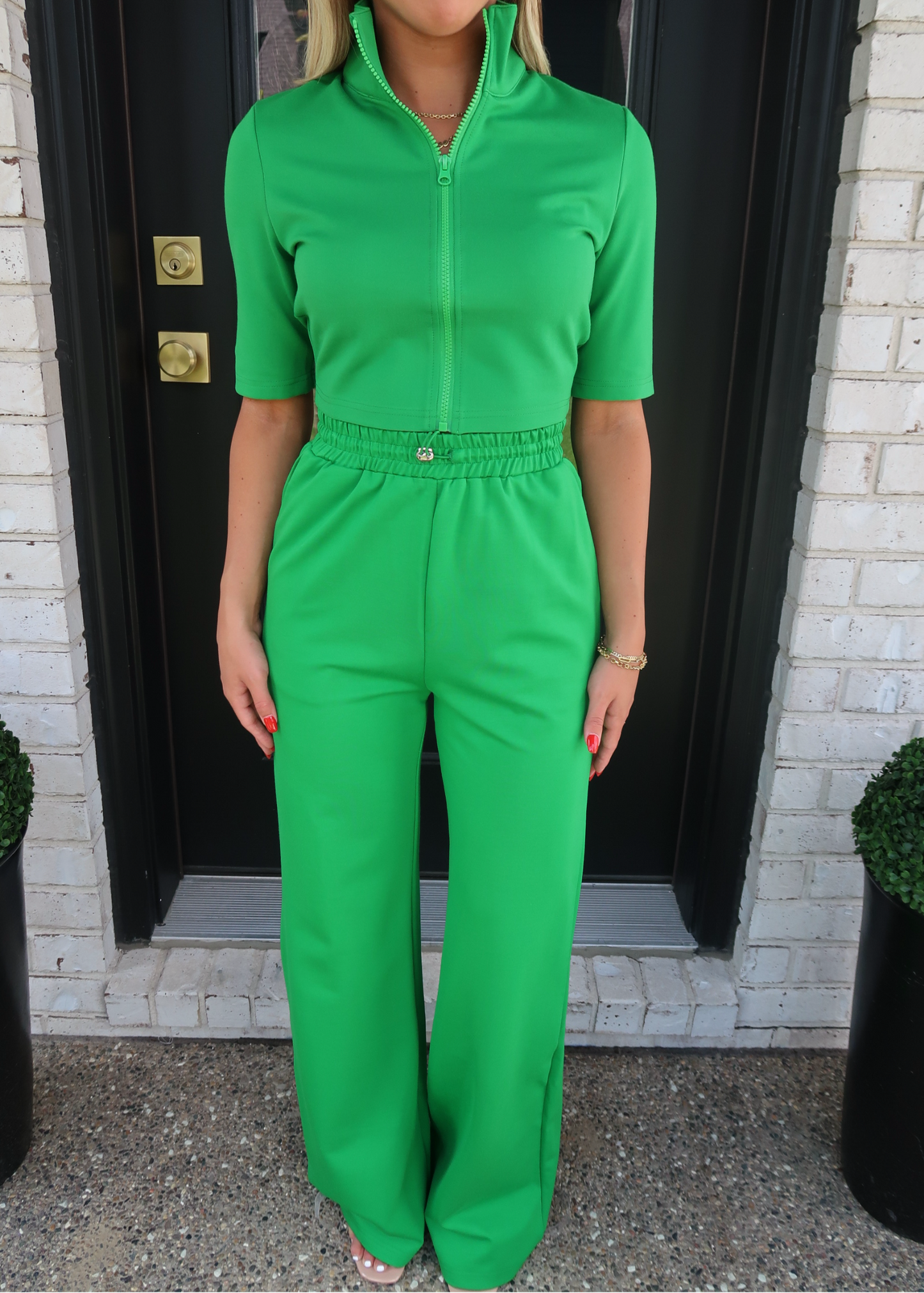 Scuba Zip Up - Green