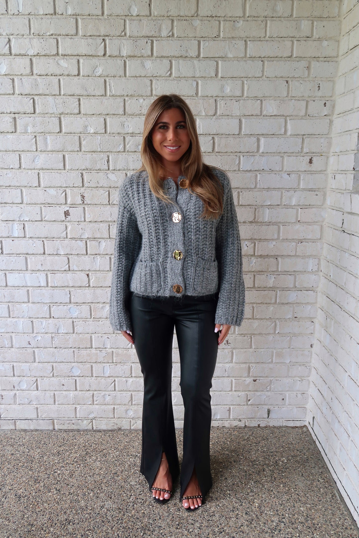 Chunky Gray Sweater