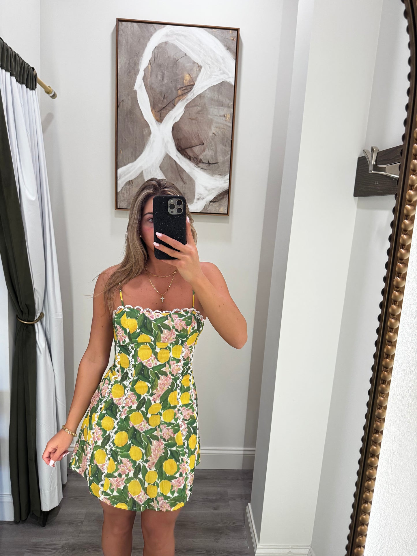 Lemon Mini Dress