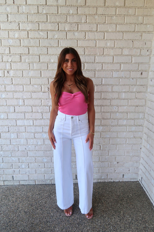 Barbie Pink Twist Tube Top